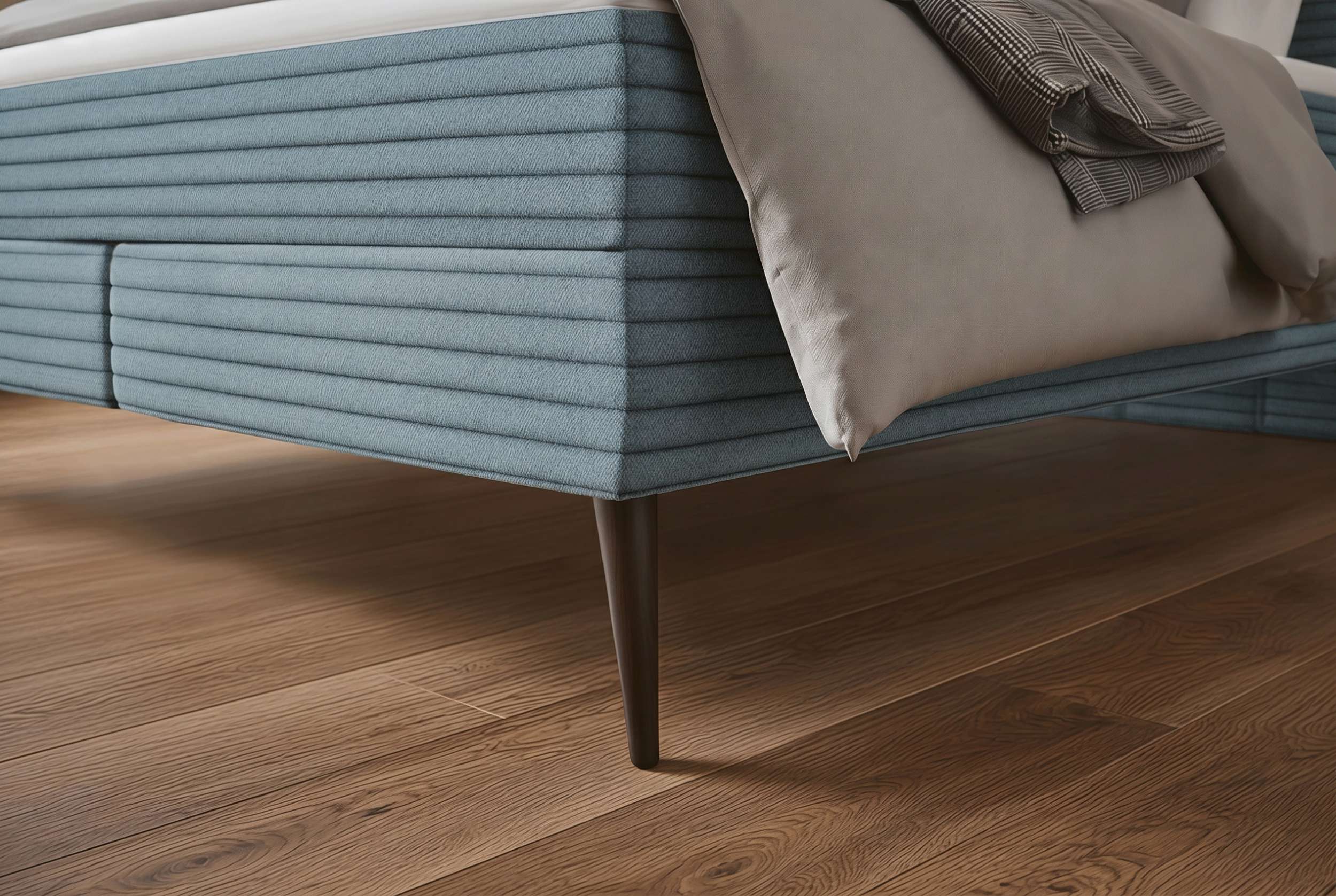 Boxspringbett Vento Hellblau