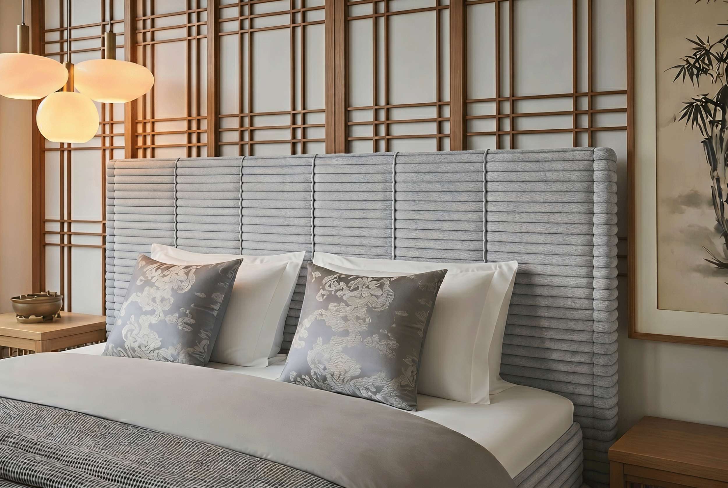 Boxspringbett Vento Hellgrau