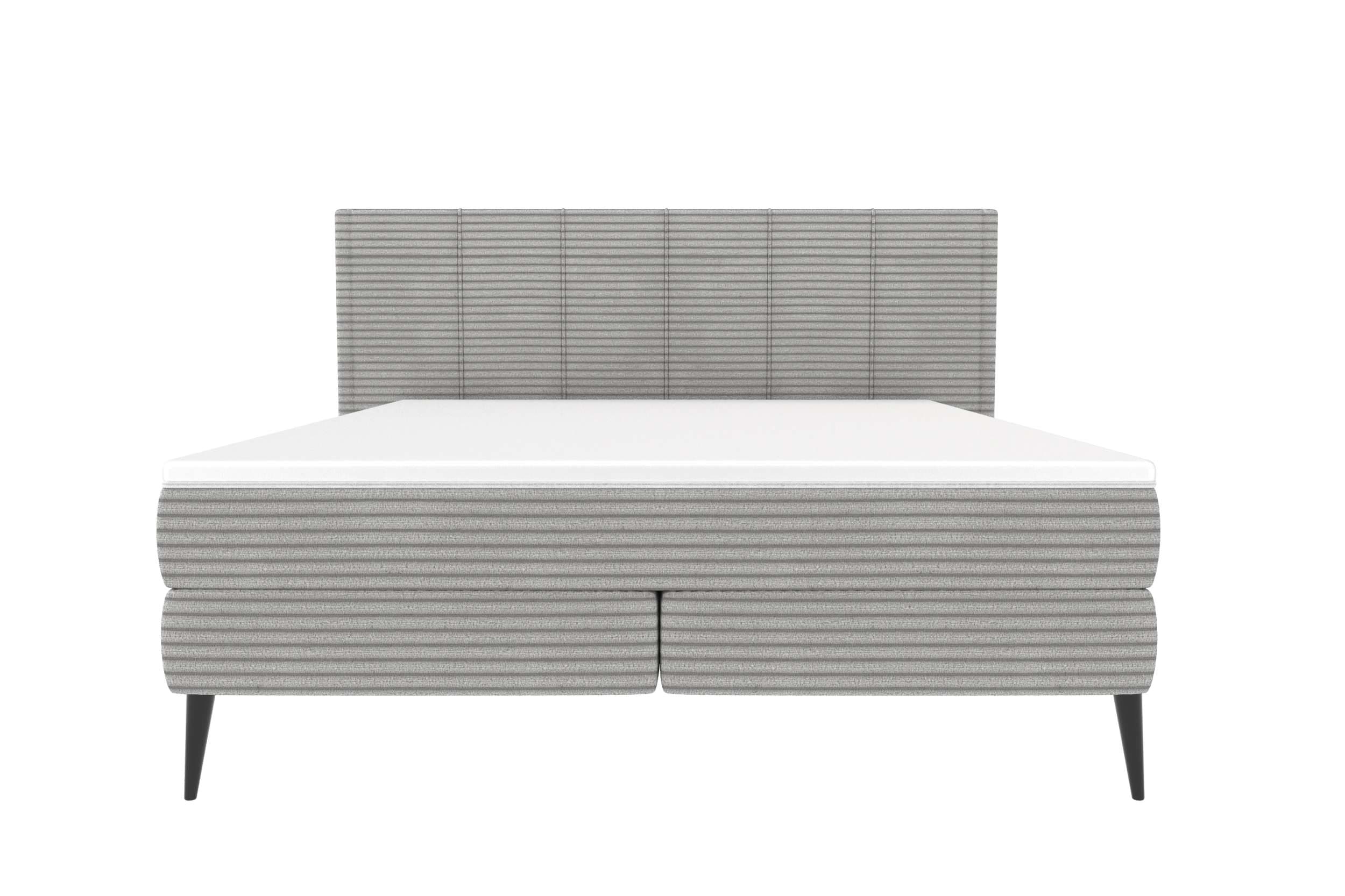 Boxspringbett Vento Hellgrau