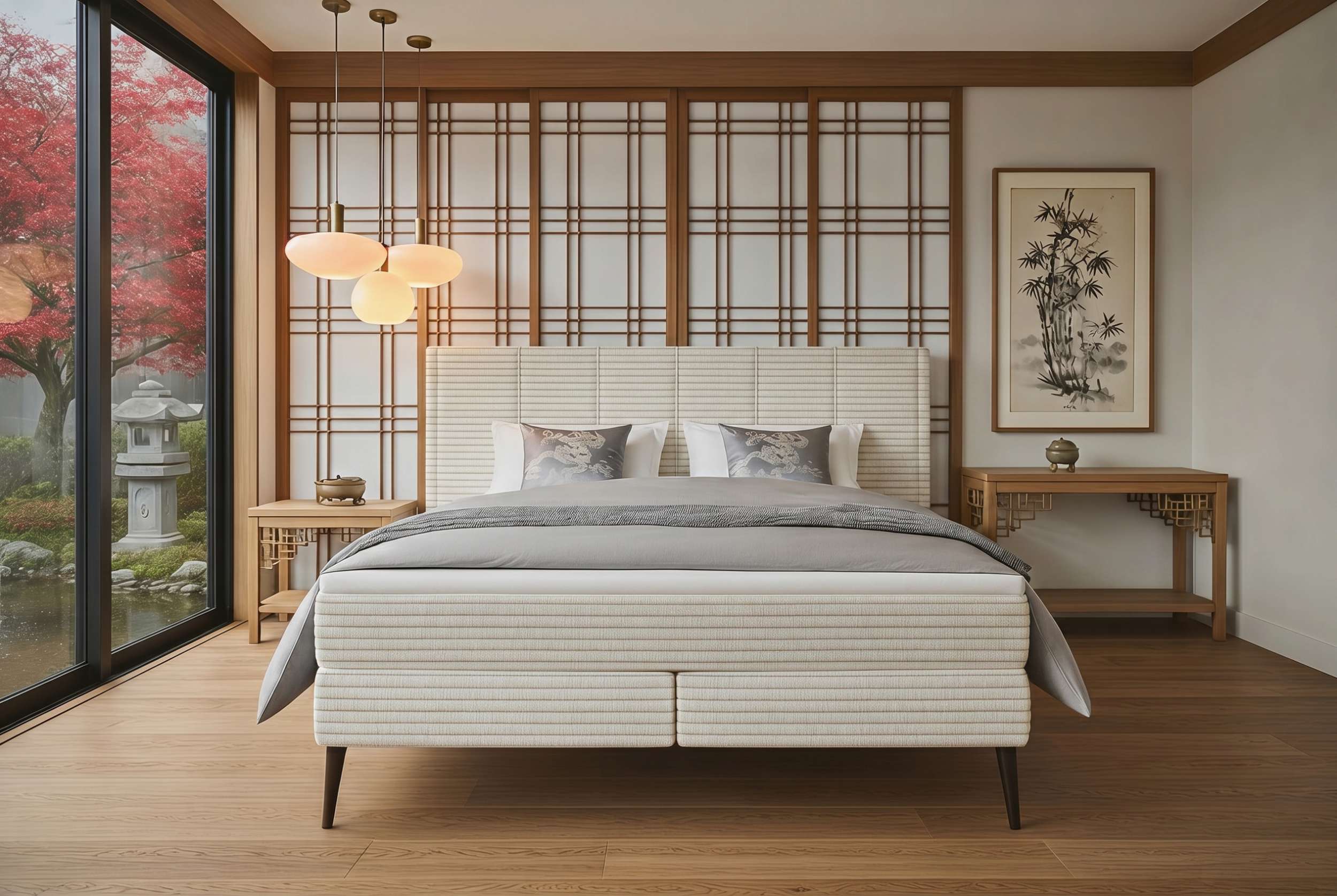 Boxspringbett Vento Creme