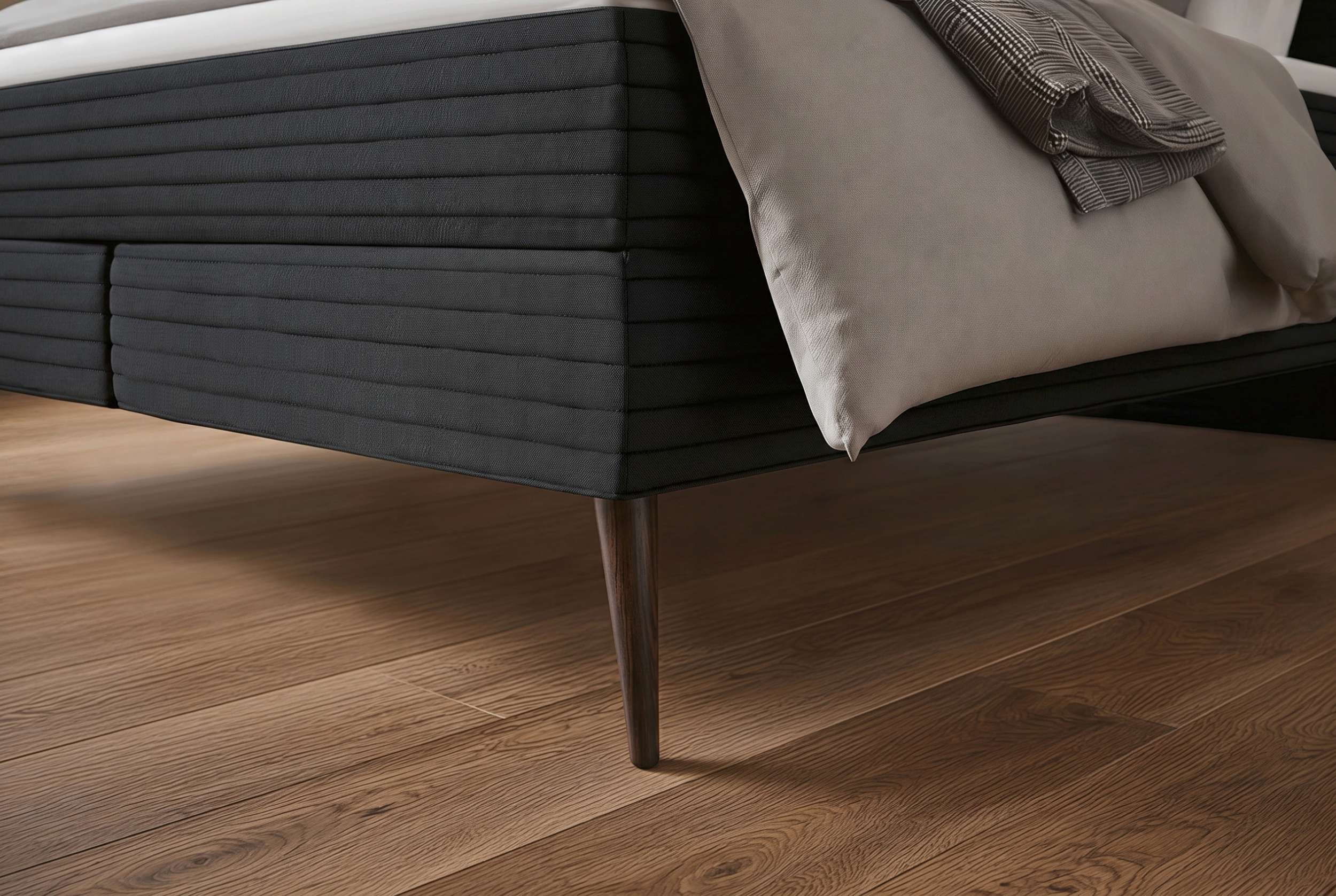 Boxspringbett Vento Schwarz