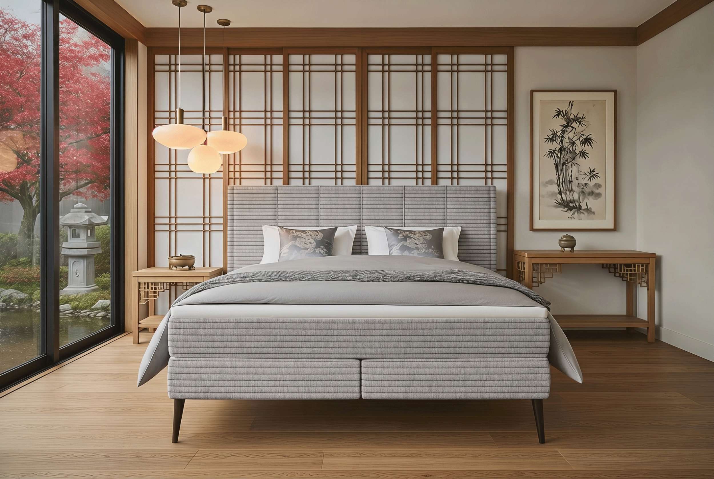 Boxspringbett Vento Latte