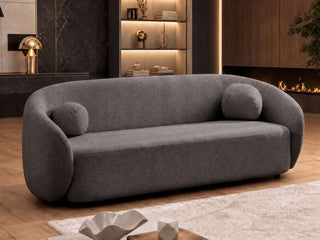Sofa Set Capri in Stoff Hellbraun