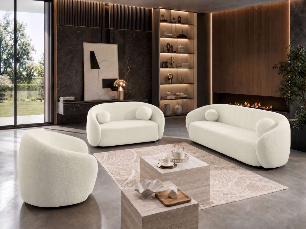 Sofa Set Capri in Stoff