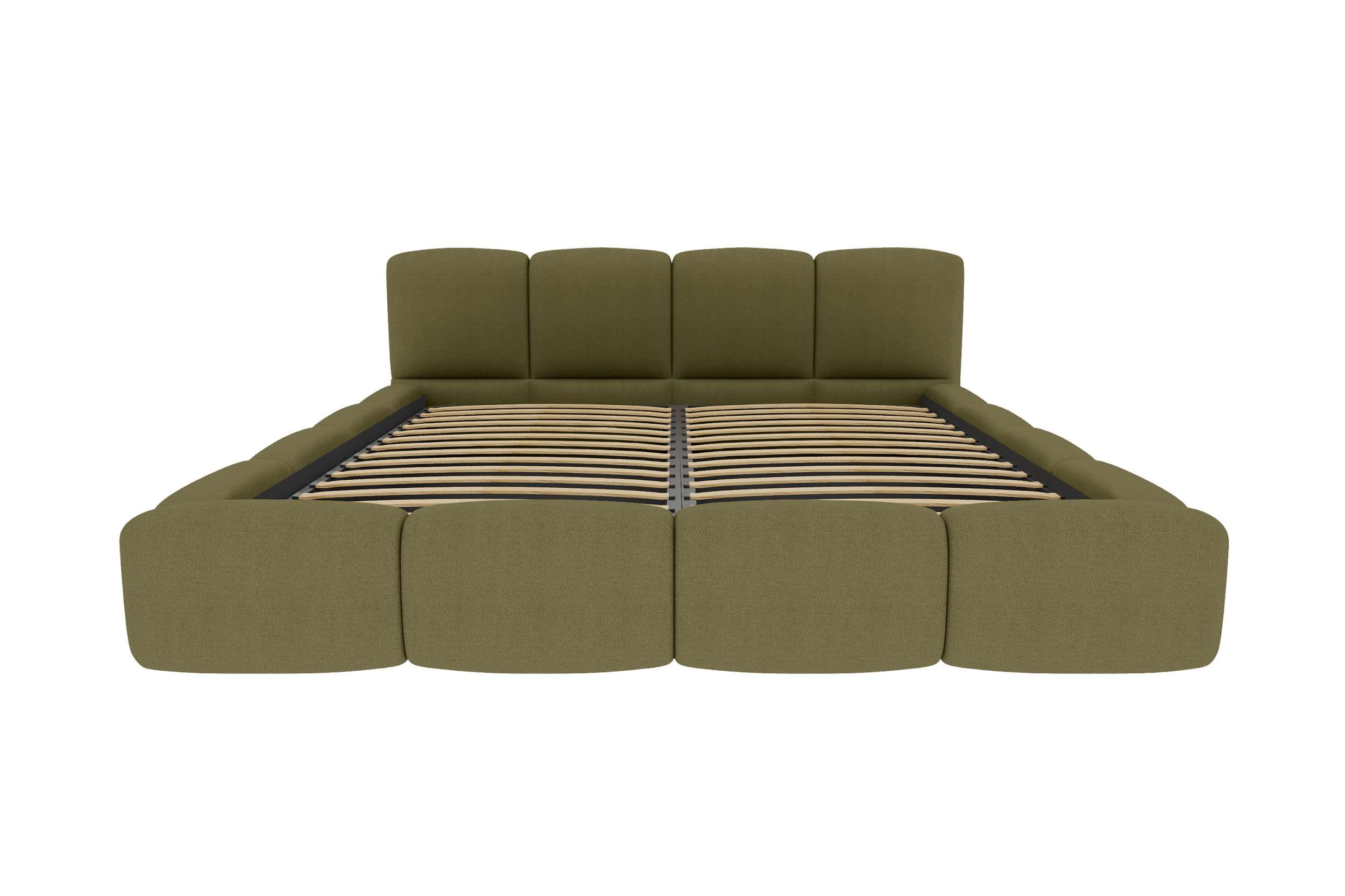 Polsterbett Elara Olive