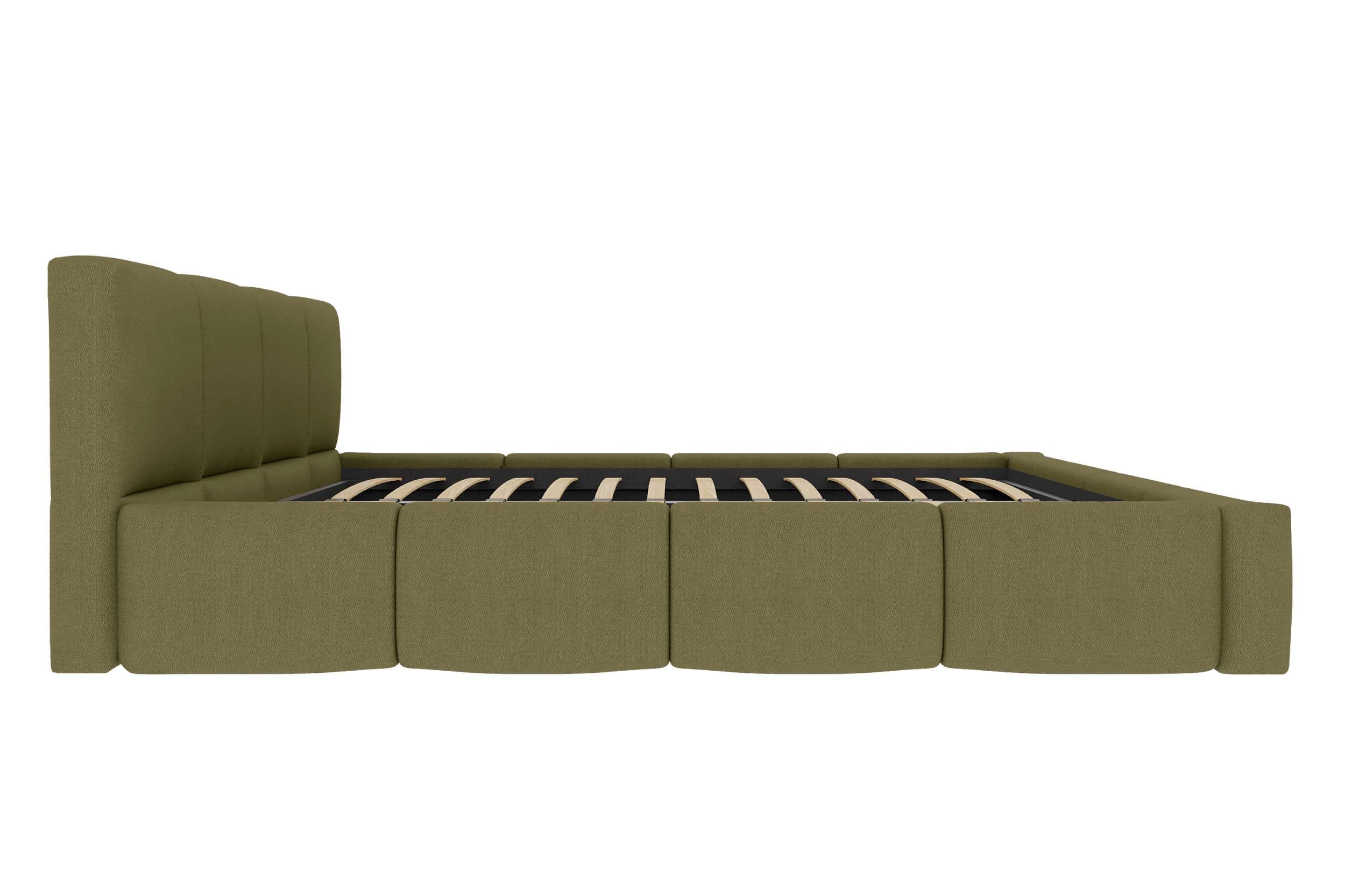 Polsterbett Elara Olive