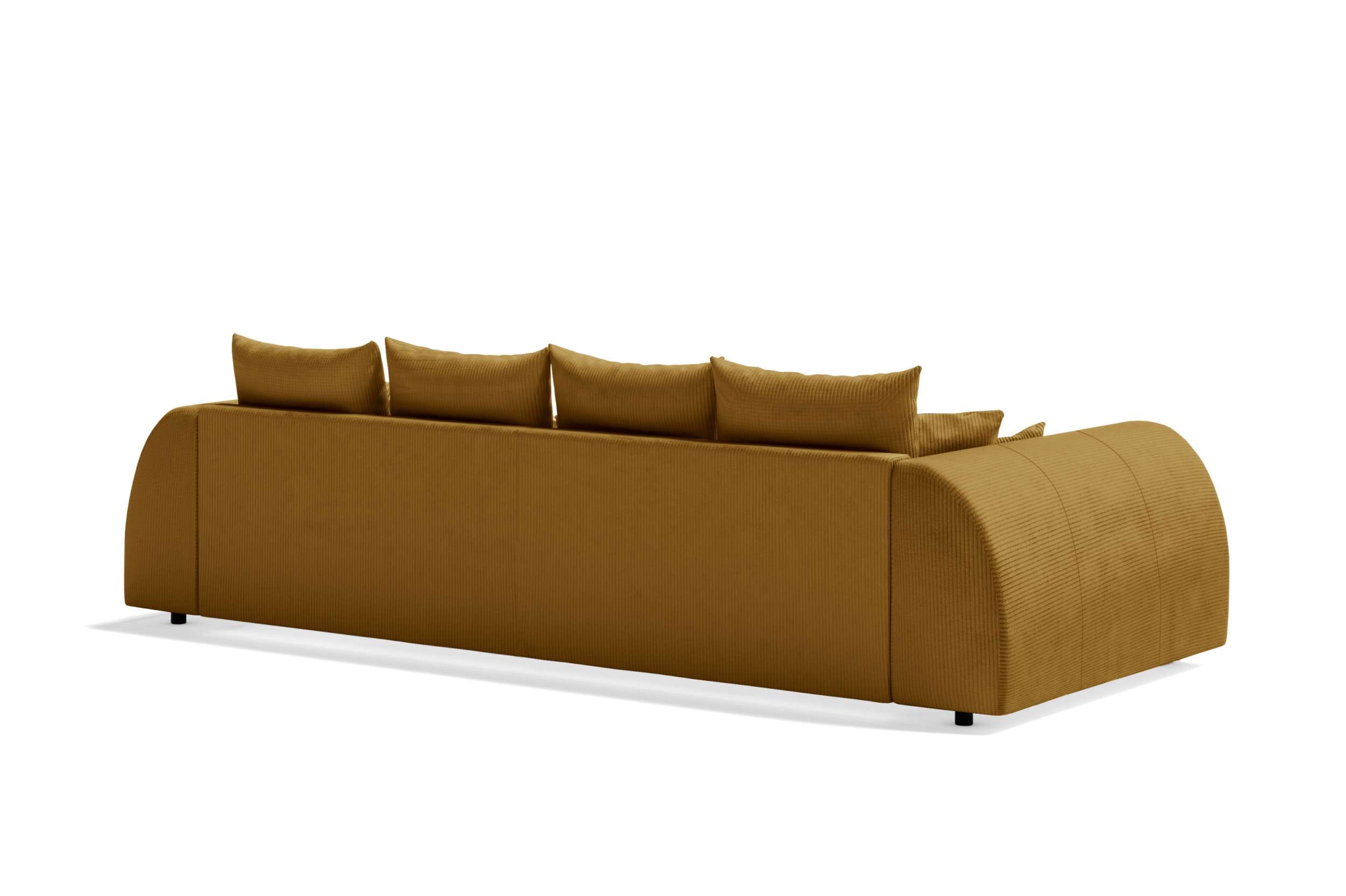 Bigsofa Ragnar im Stoffbezug Gold