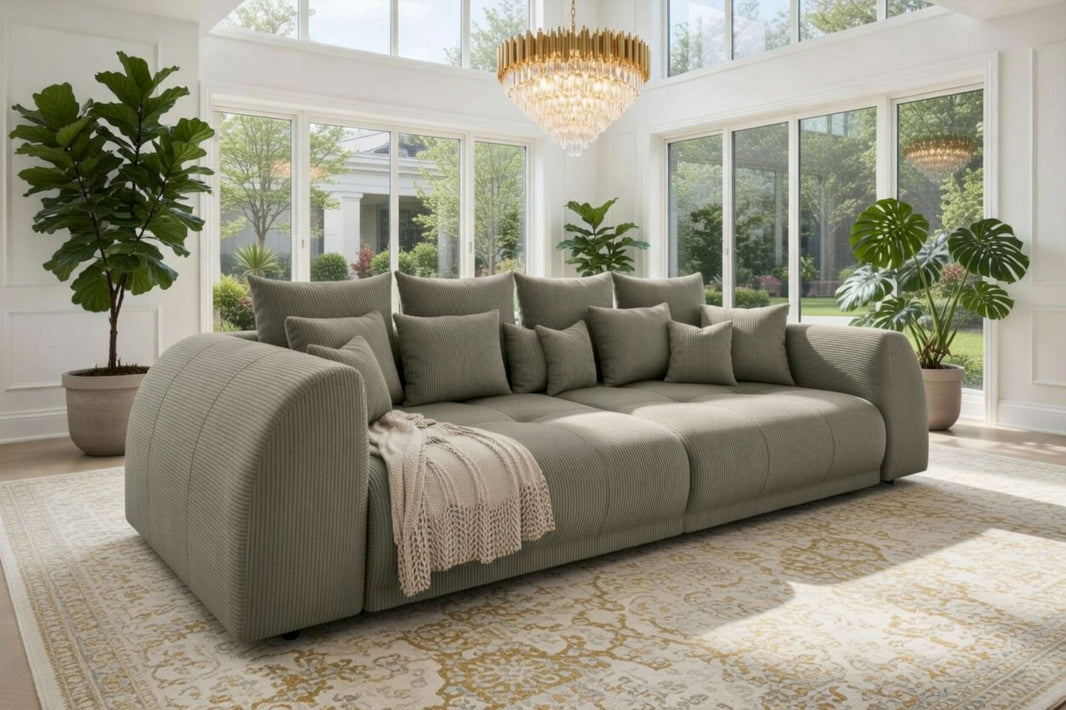 Großes Sofa Ragnar in Stoff