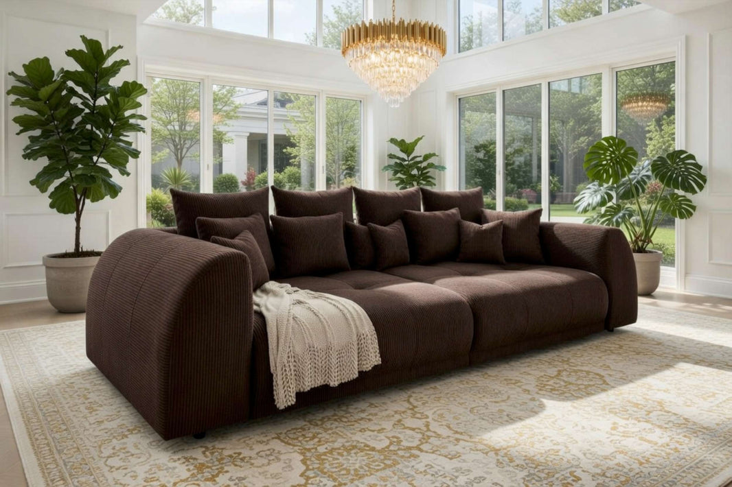 Großes Sofa Ragnar in Stoff