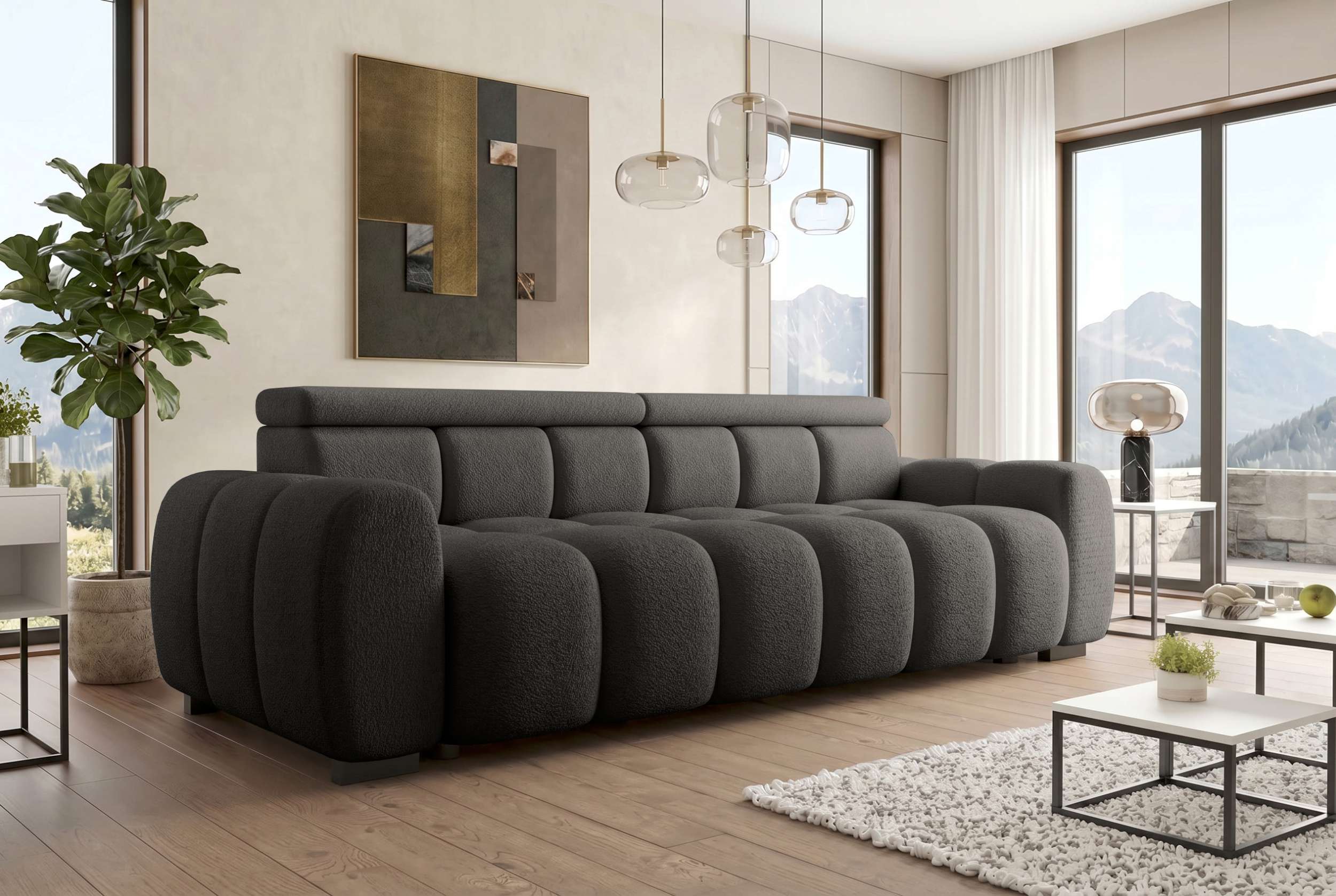 Bigsofa Santorin im Stoffbezug