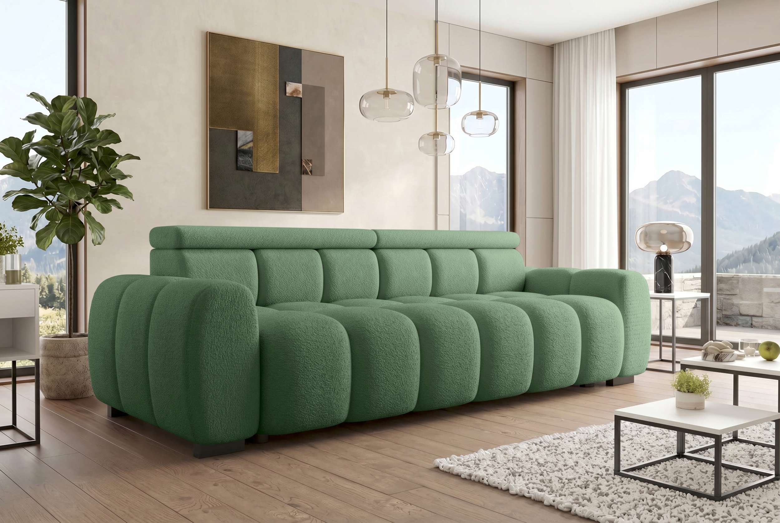 Bigsofa Santorin im Stoffbezug