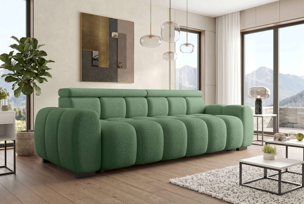 Großes Sofa Santorin in Stoff