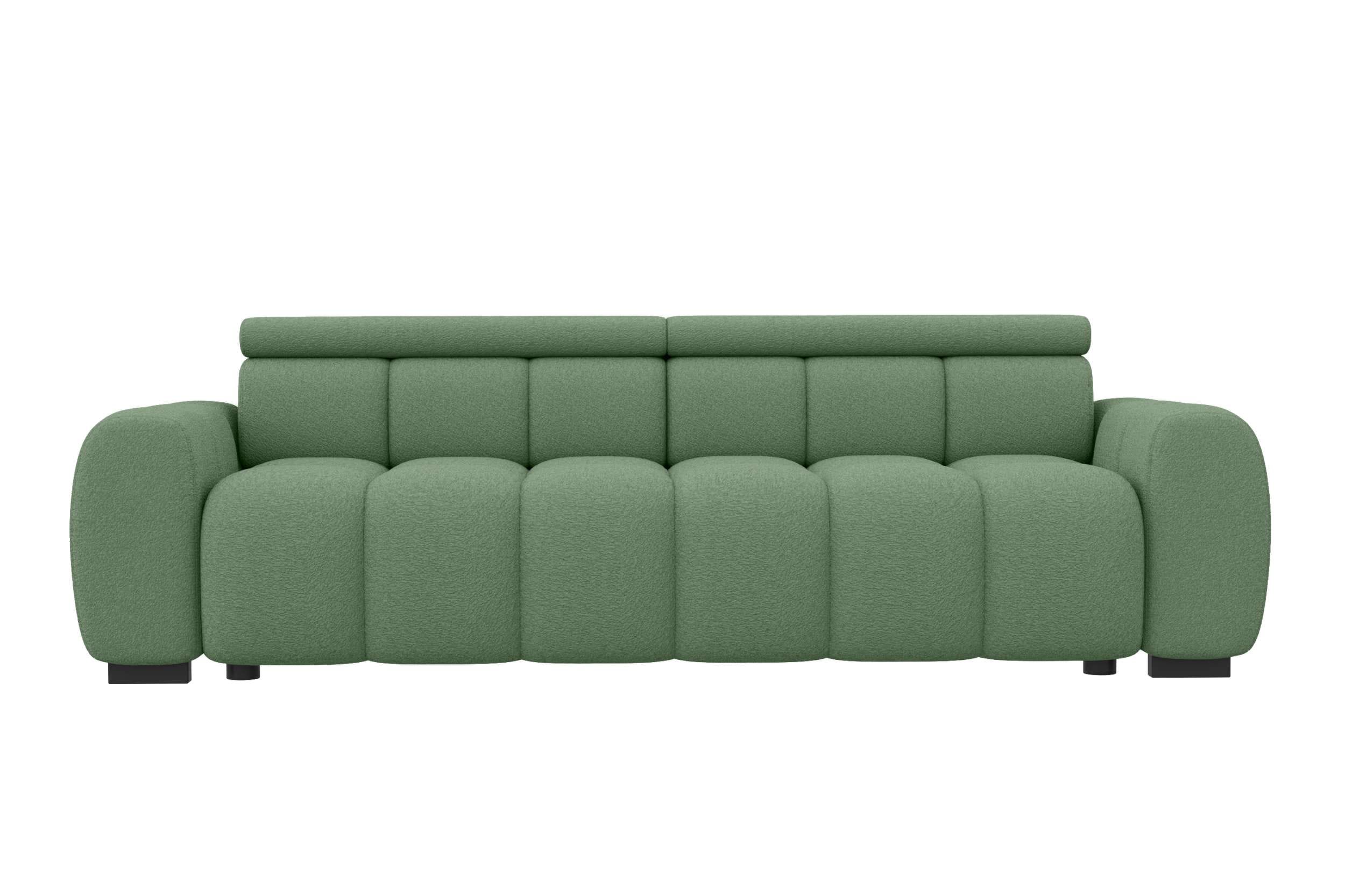 Bigsofa Santorin im Boucle Stoffbezug Minze