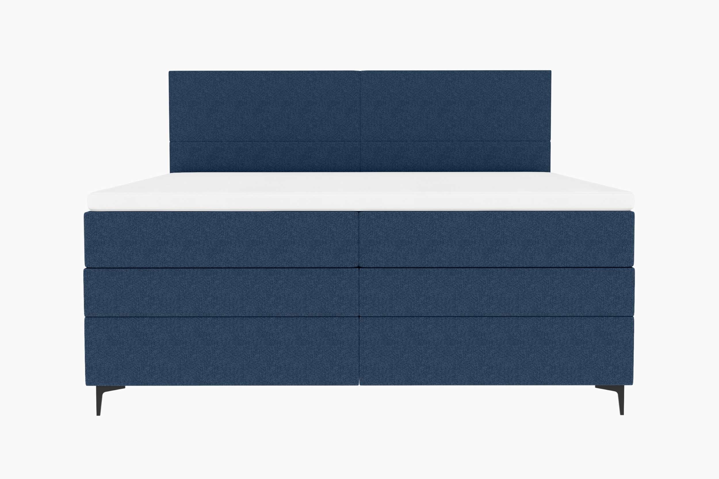 Boxspringbett Nuvia Dunkelblau
