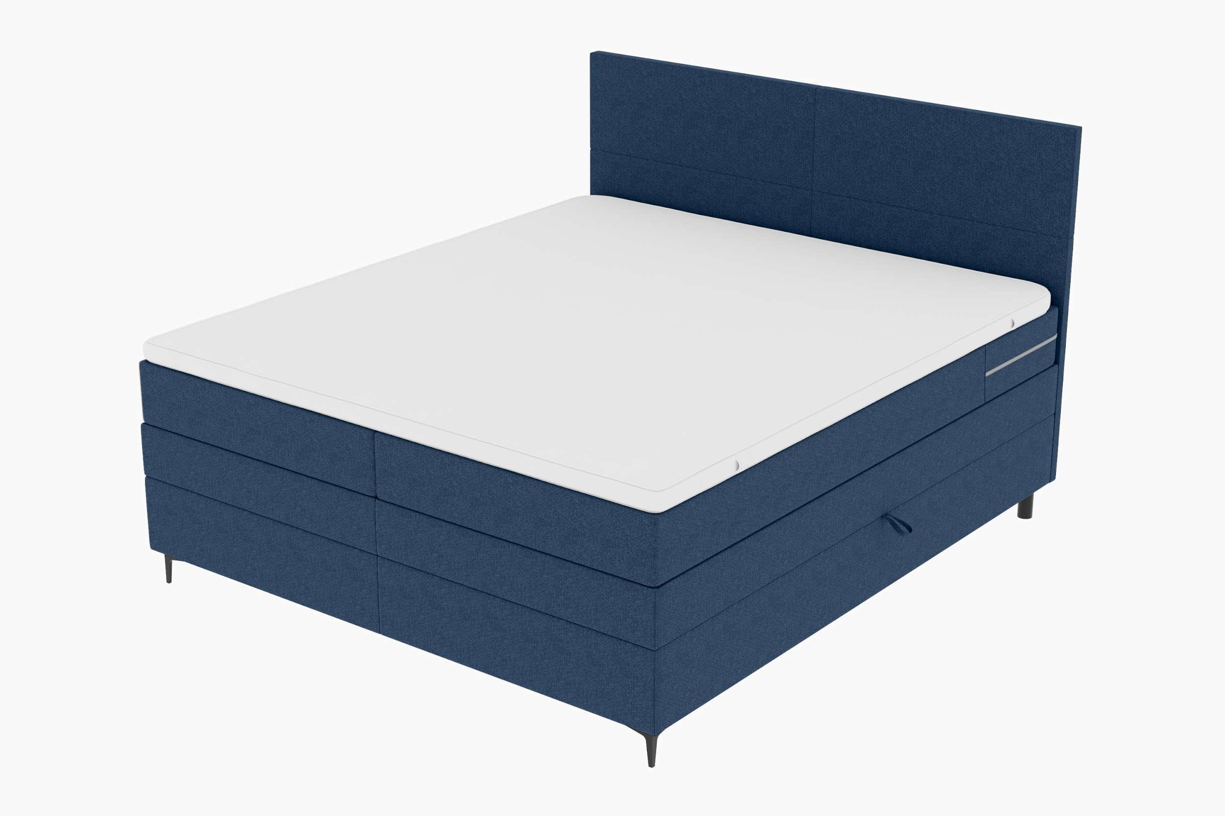 Boxspringbett Nuvia Dunkelblau