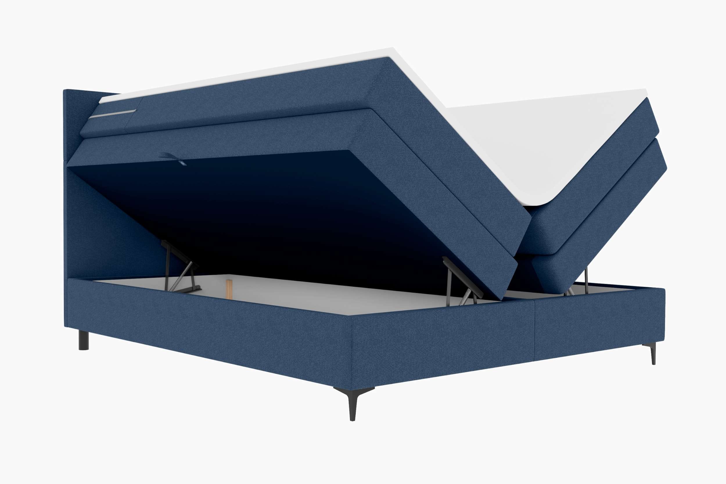 Boxspringbett Nuvia Dunkelblau