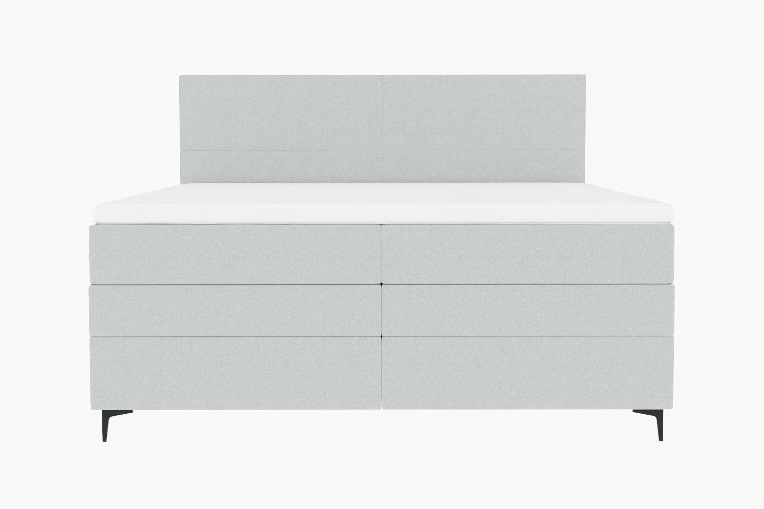 Boxspringbett Nuvia Hellgrau