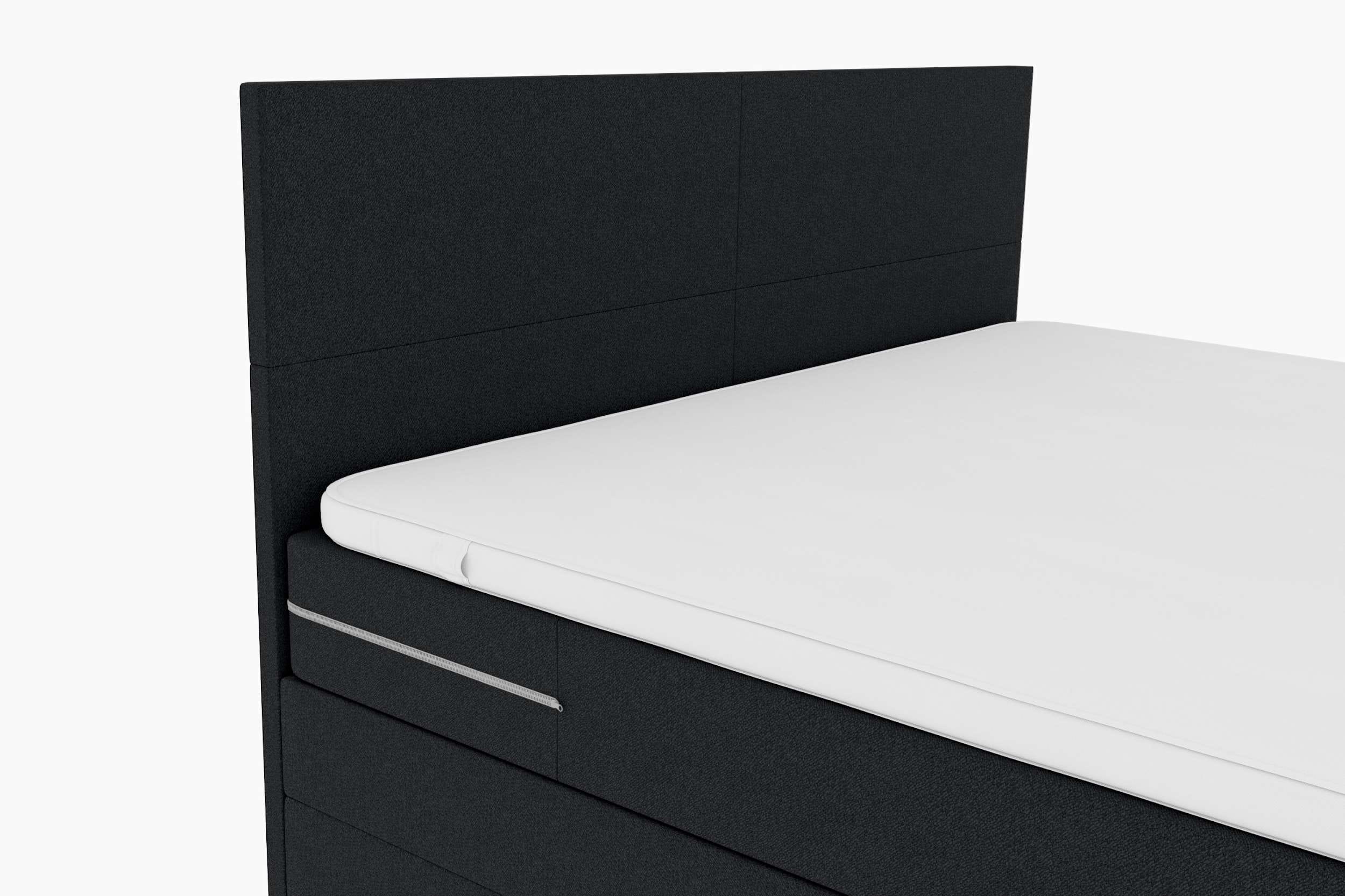 Boxspringbett Nuvia Schwarz