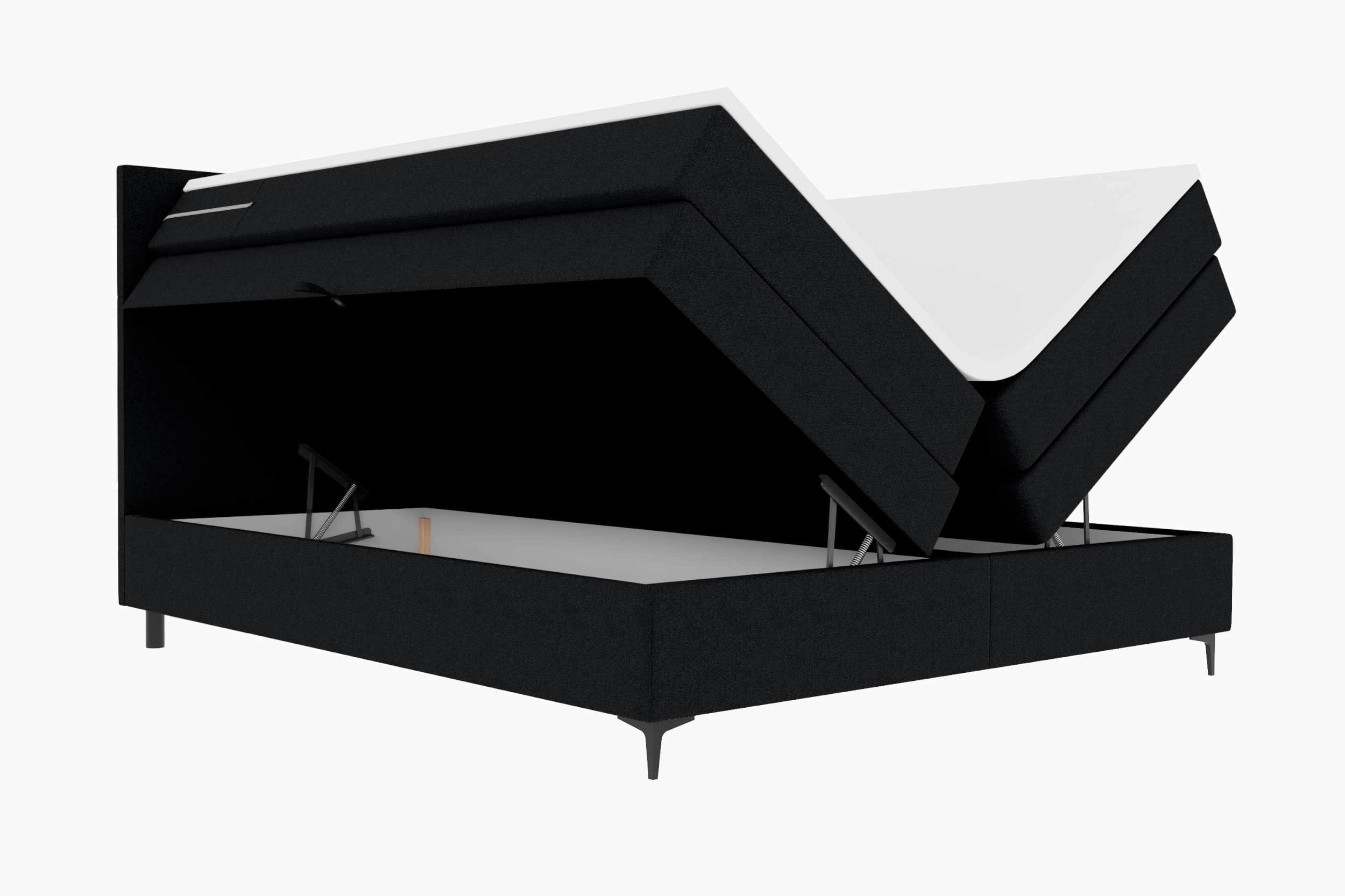 Boxspringbett Nuvia Schwarz