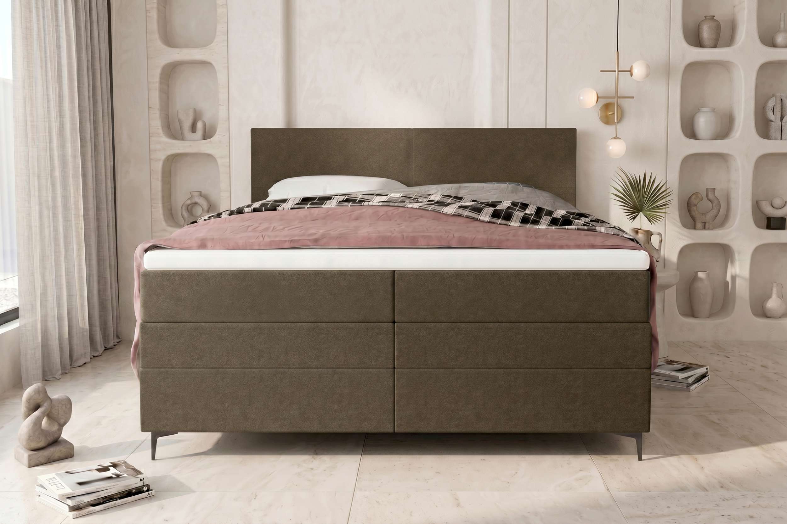 Boxspringbett Nuvia Olive
