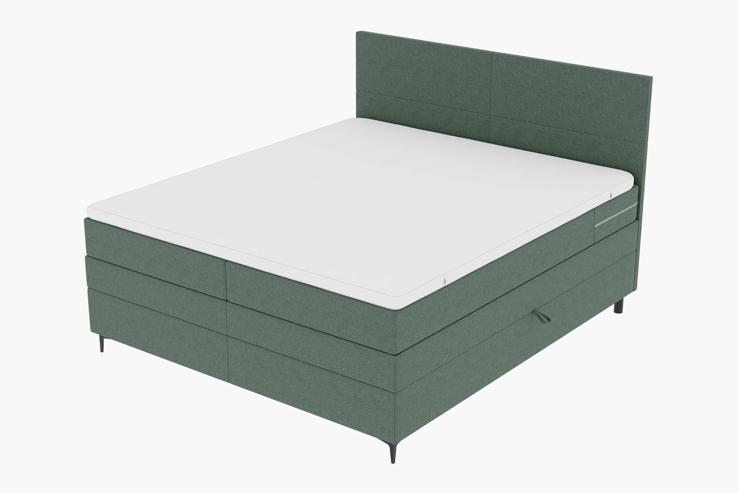 Boxspringbett Nuvia Salbeigrün