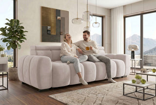 Bigsofa Santorin in Stoff Beige