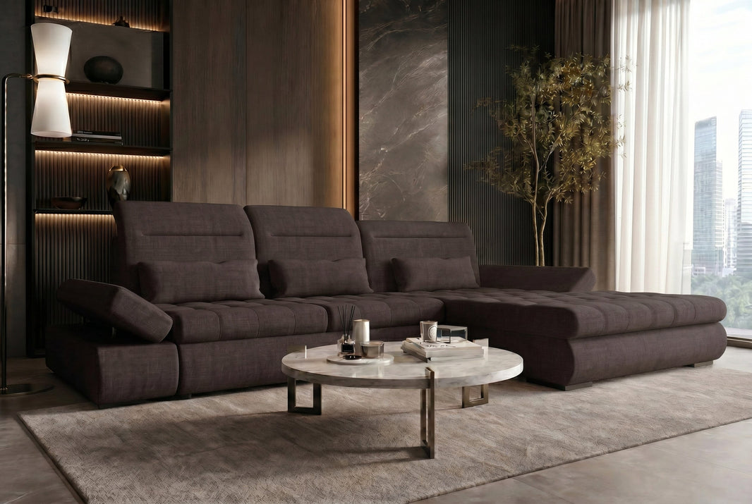 Ecksofa Ares L-Form aus Stoff