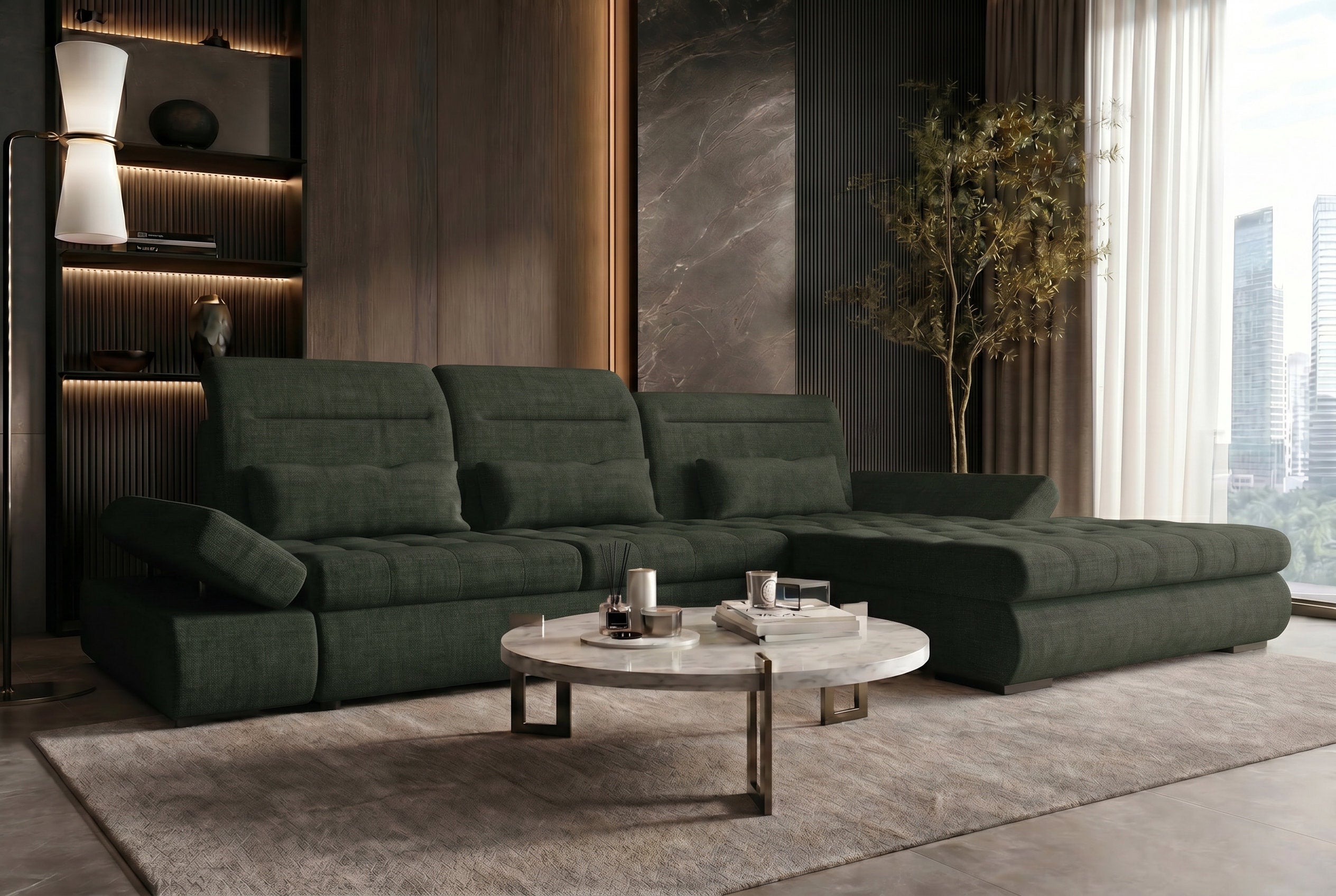 Polster Ecksofa Ares L Form Plus