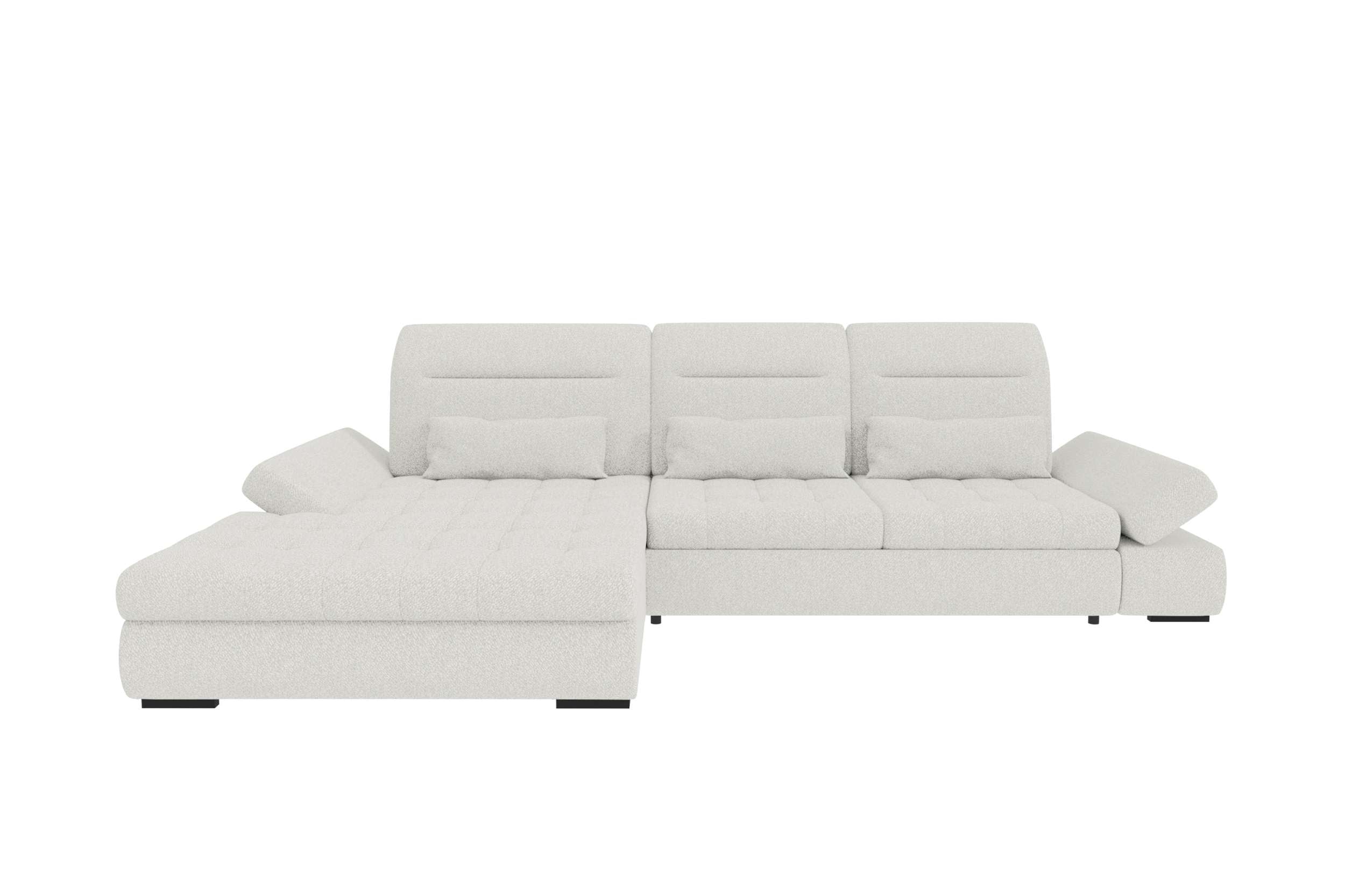 Polster Ecksofa Ares L Form Plus Creme