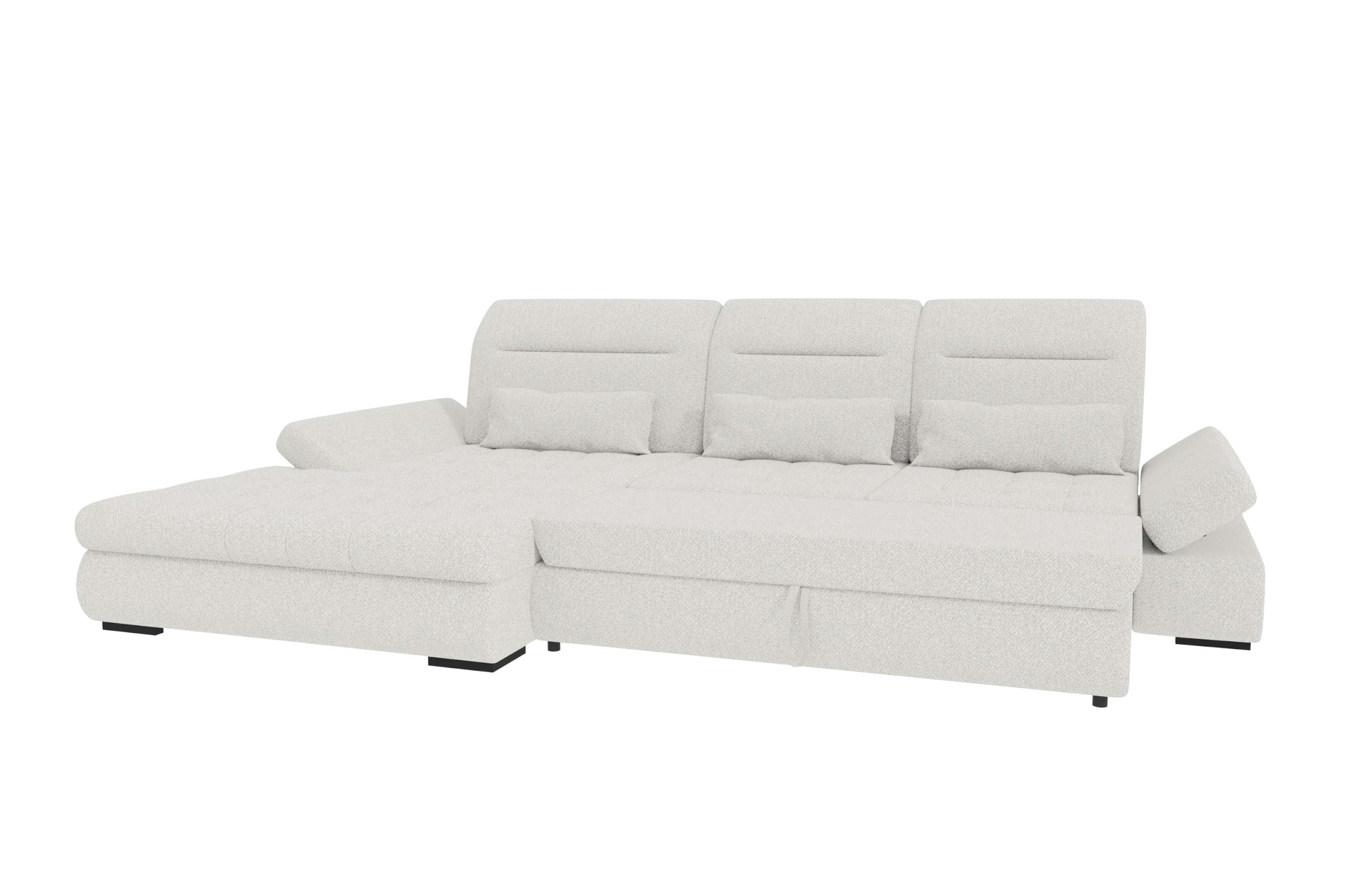 Polster Ecksofa Ares L Form Plus Creme
