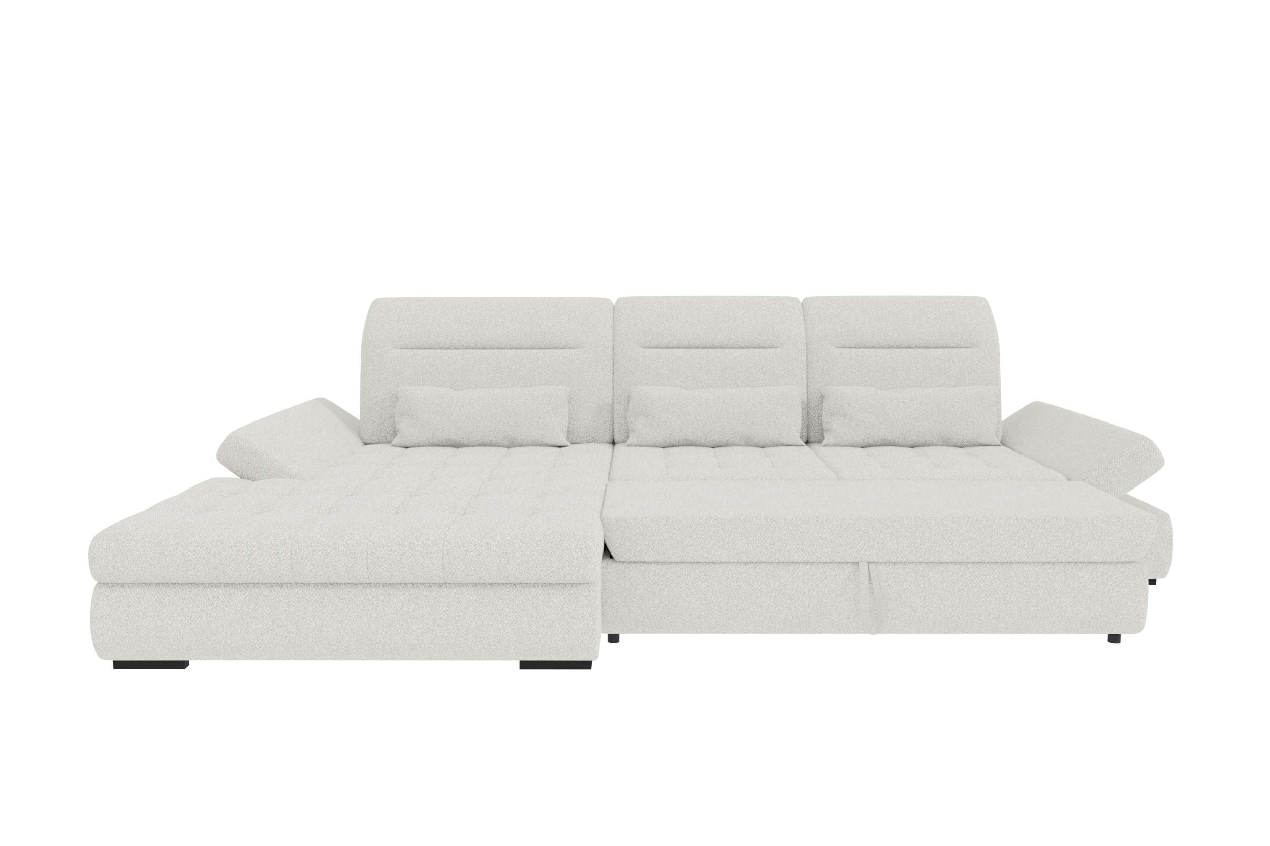 Polster Ecksofa Ares L Form Plus Creme