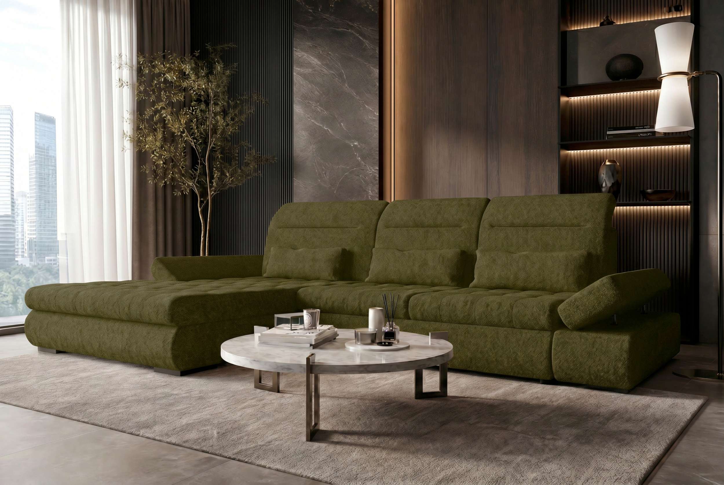 Polster Ecksofa Ares L Form Plus