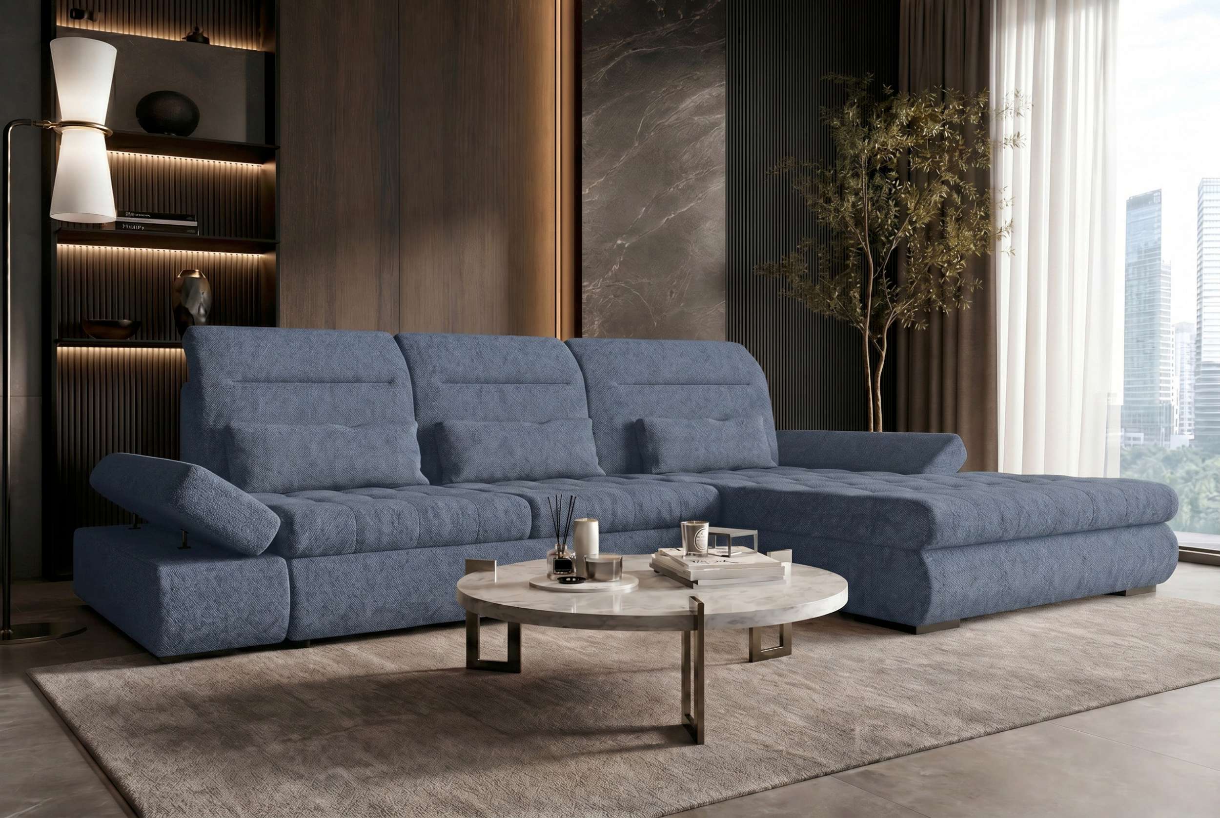 Polster Ecksofa Ares L Form Plus