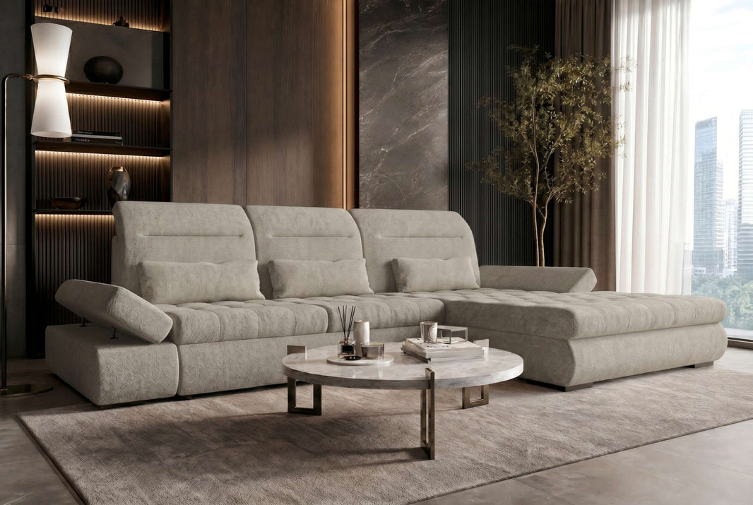 Ecksofa Ares L-Form aus Stoff