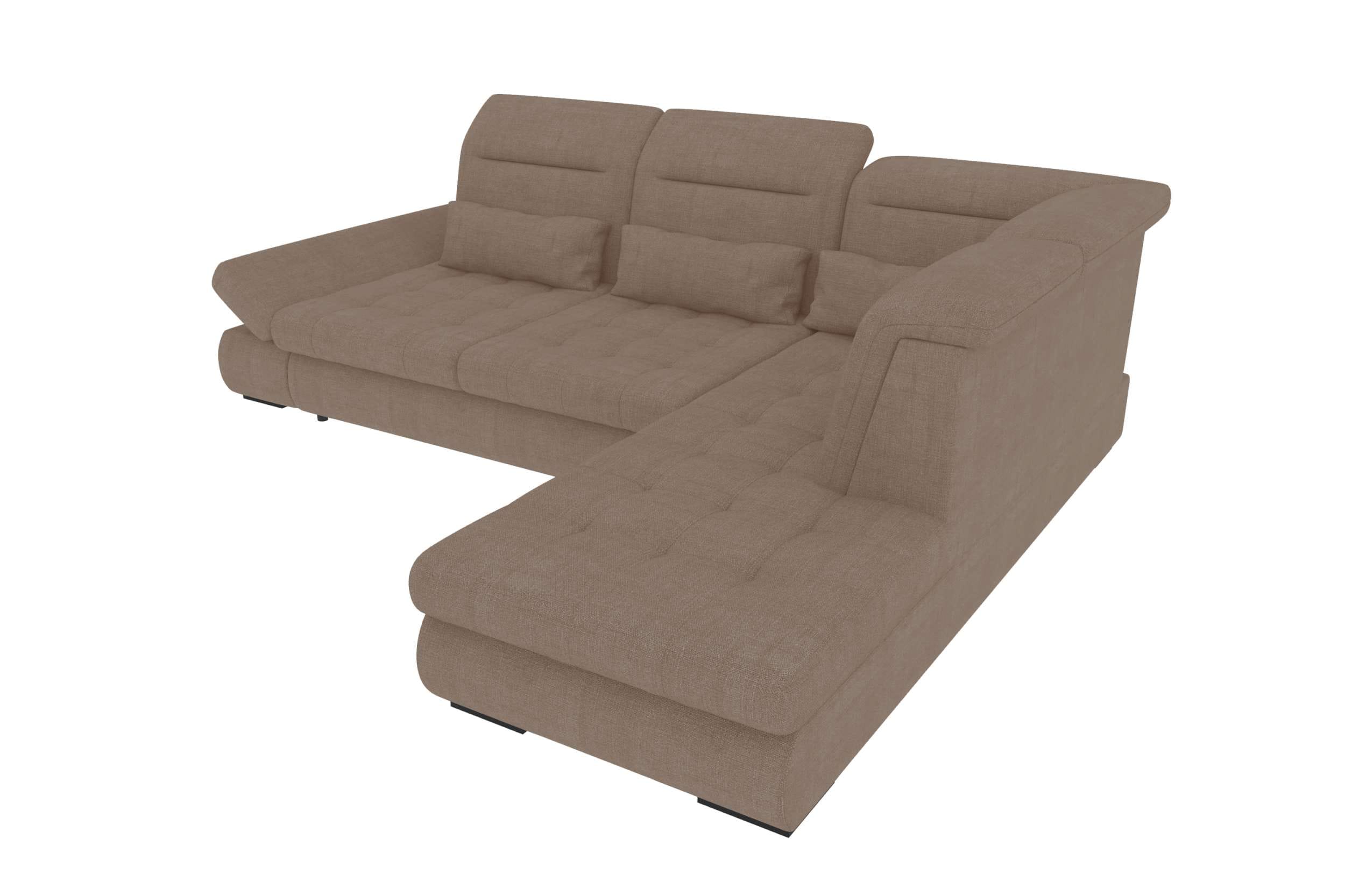 Stoff Ecksofa Ares L Form antilope