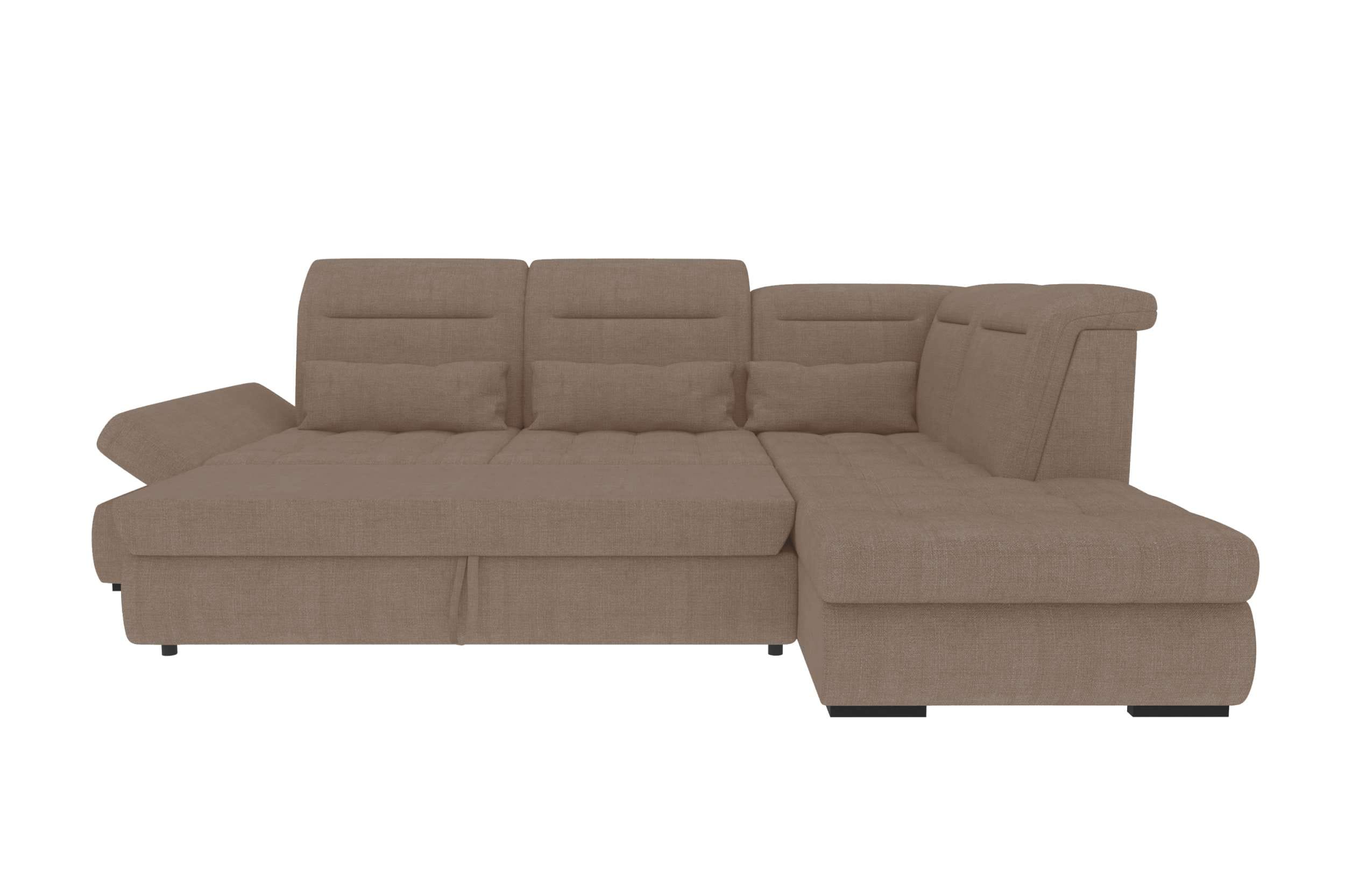 Stoff Ecksofa Ares L Form antilope