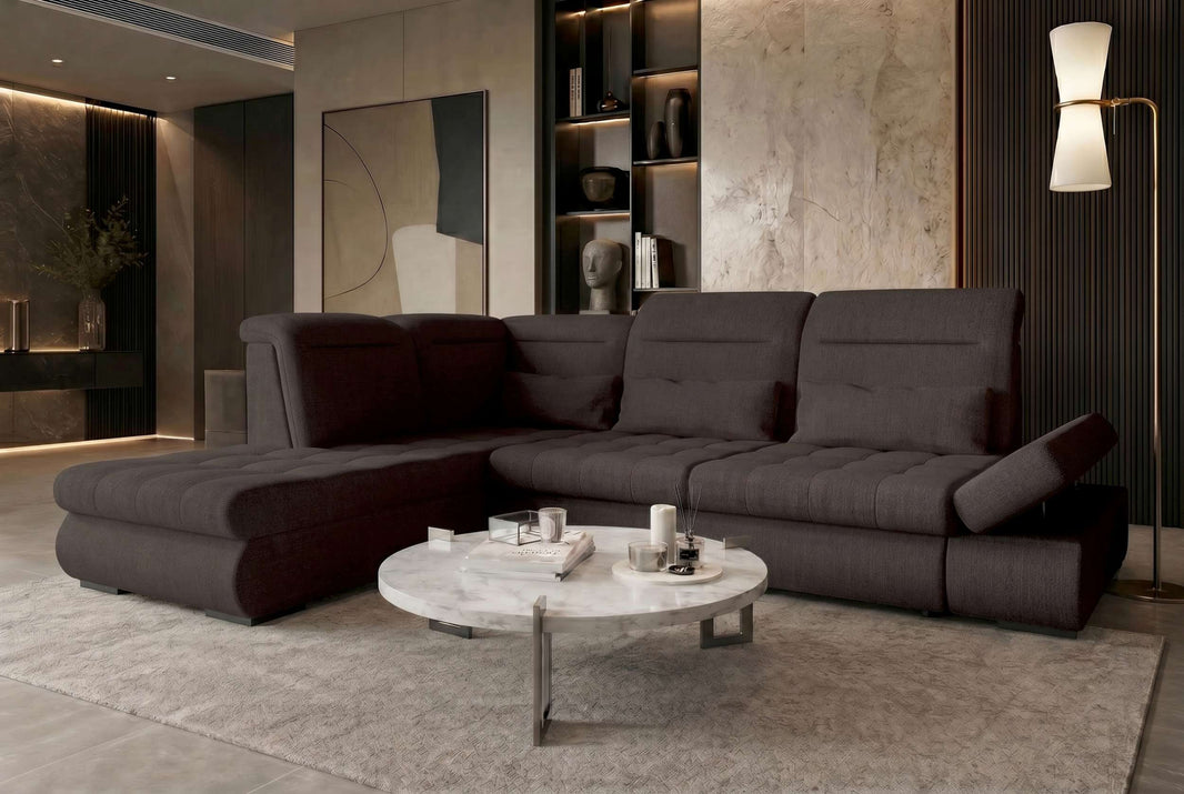 Stoff Ecksofa Ares L-Form