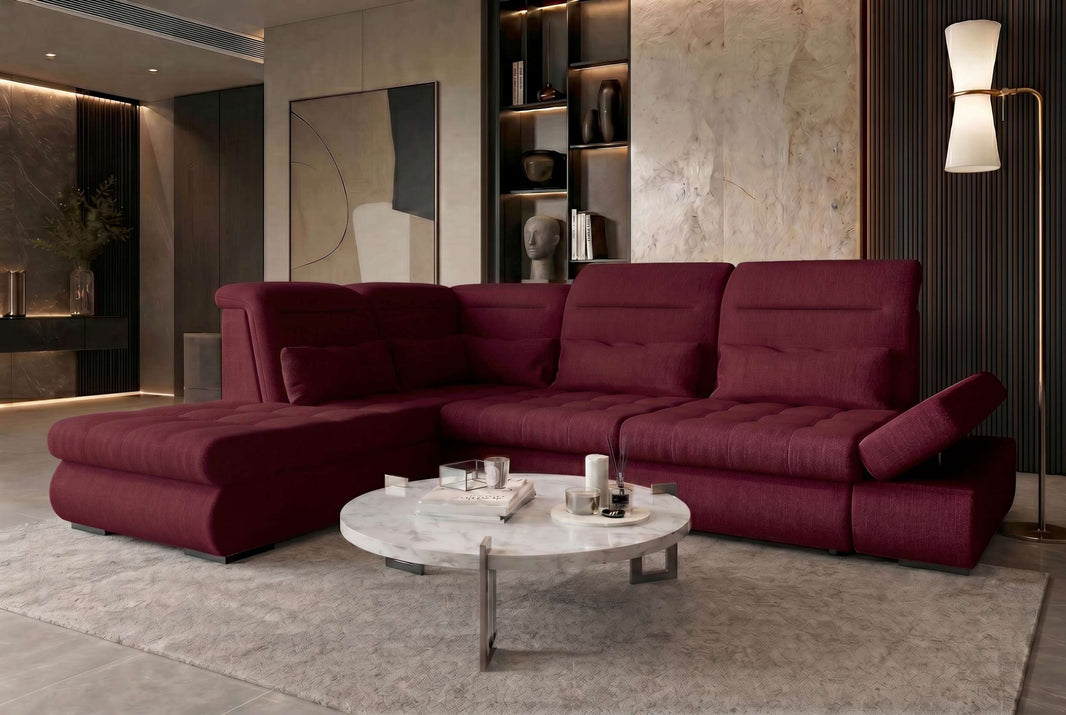 Stoff Ecksofa Ares L-Form