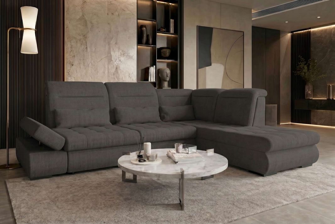 Stoff Ecksofa Ares L-Form