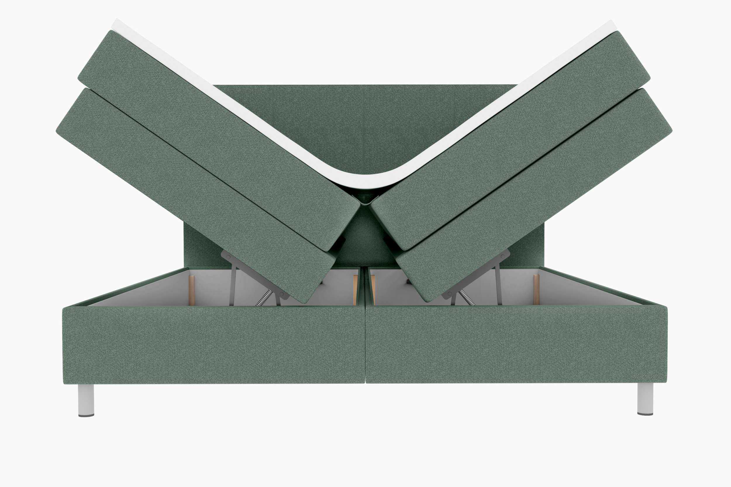 Boxspringbett Celina Salbeigrün