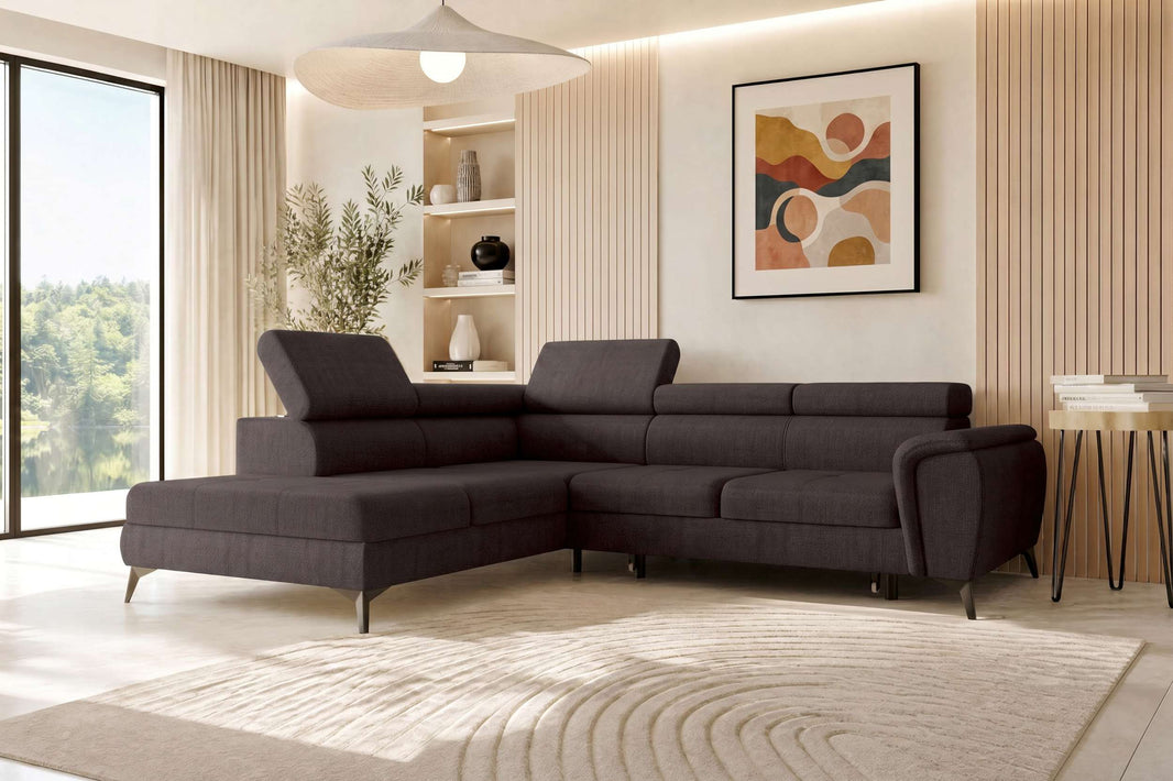 Couch Zento L Form in Stoff