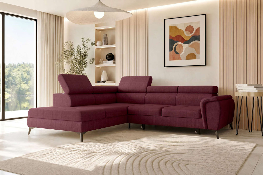 Couch Zento L Form in Stoff