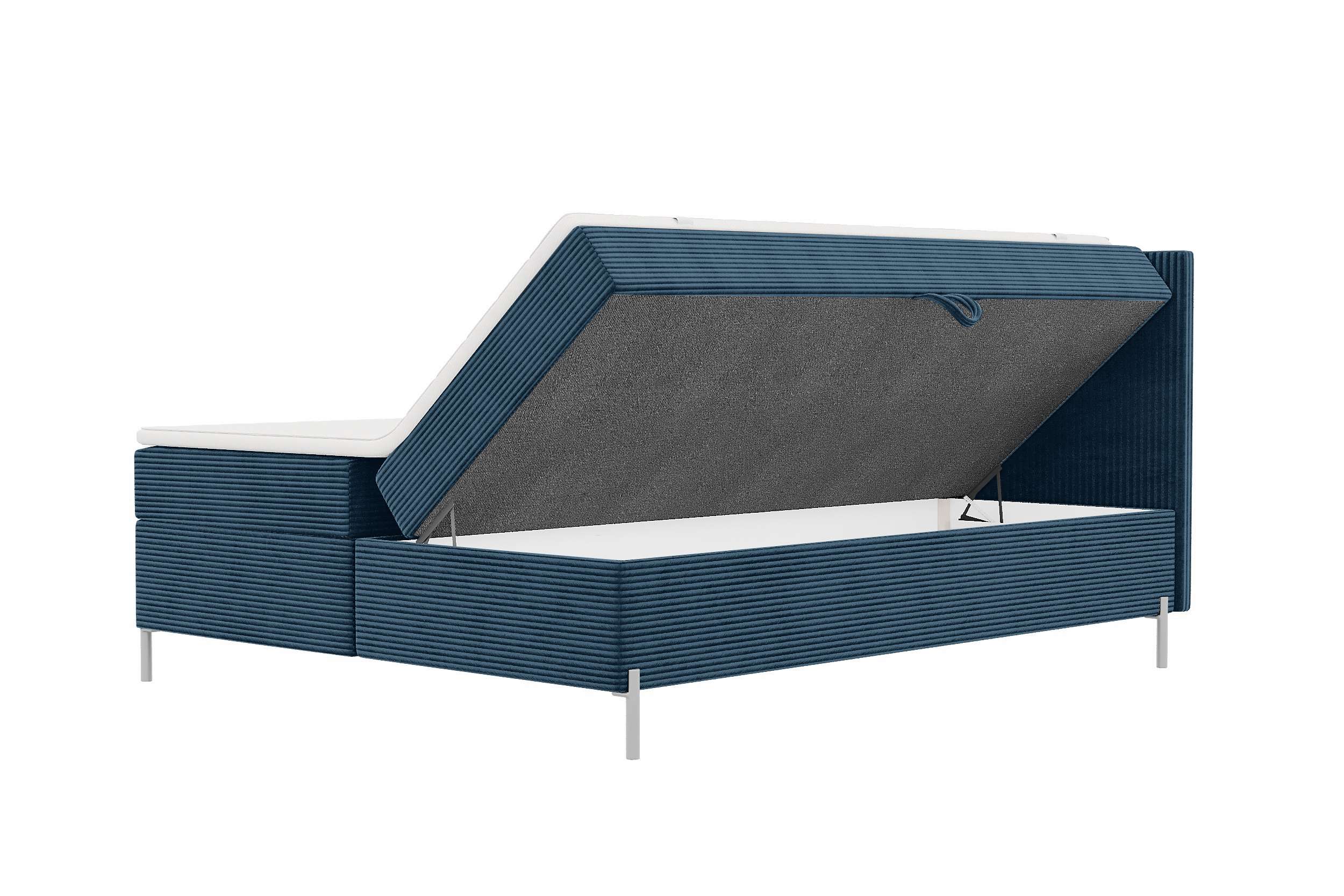 Boxspringbett Elysio Blau