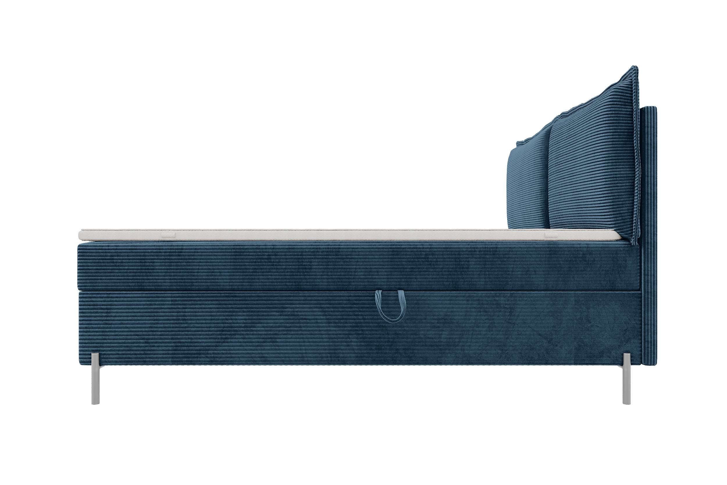 Boxspringbett Elysio Blau