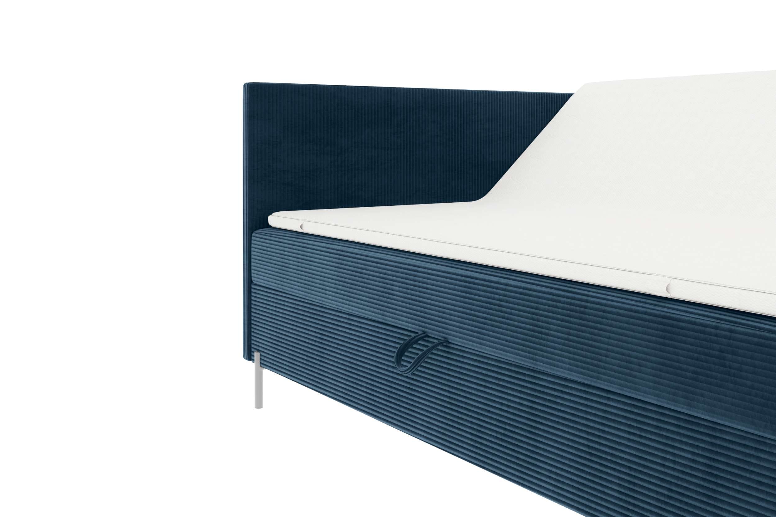 Boxspringbett Elysio Blau