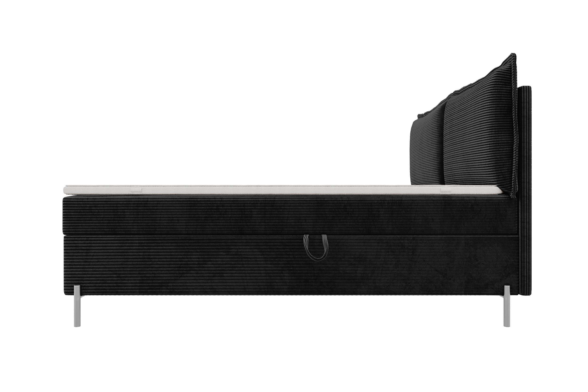 Boxspringbett Elysio Schwarz