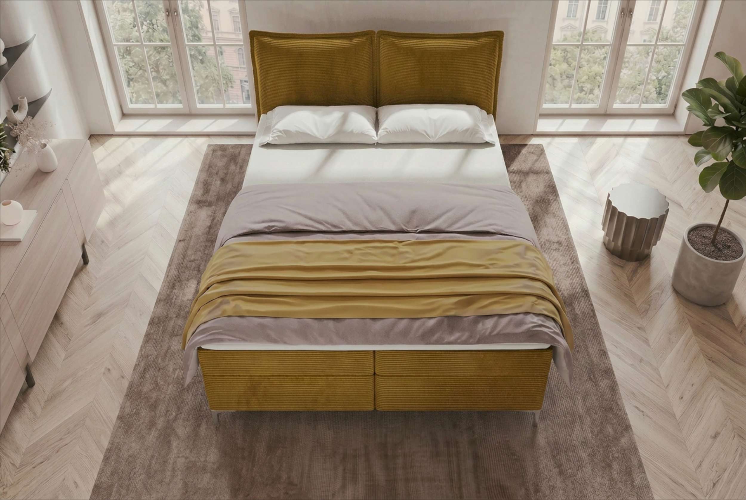 Boxspringbett Elysio Gold