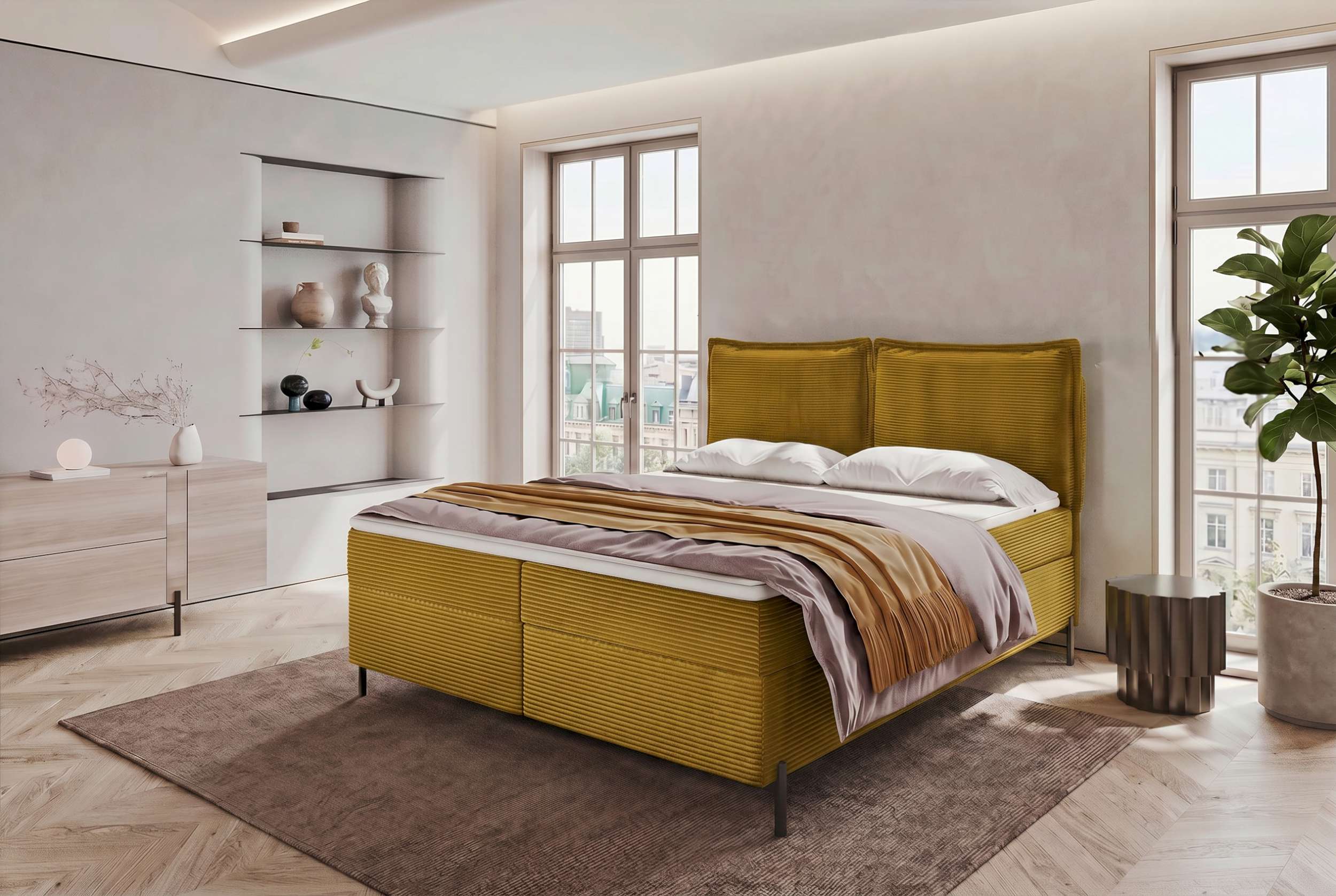Boxspringbett Elysio Gold
