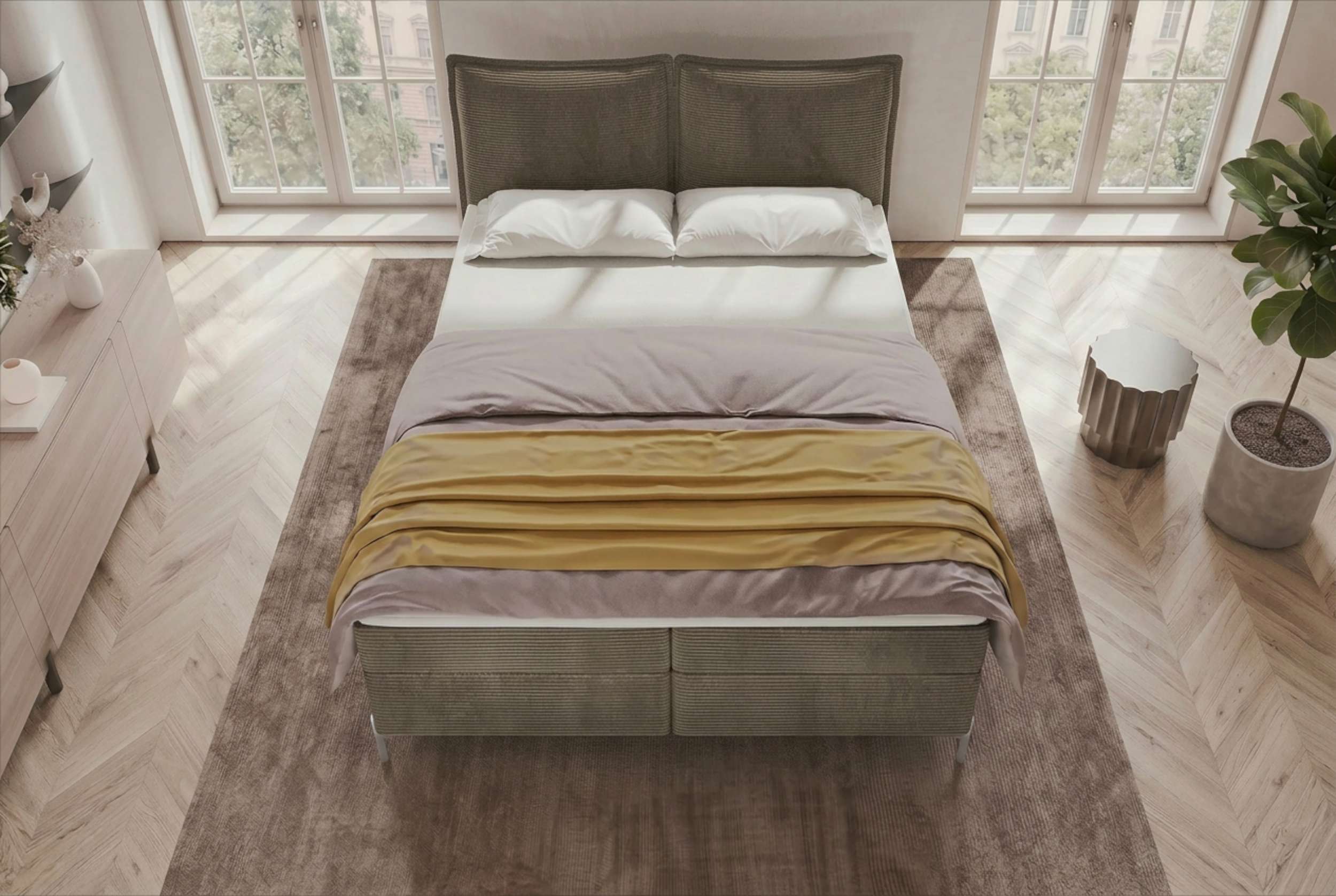 Boxspringbett Elysio Cappuccino