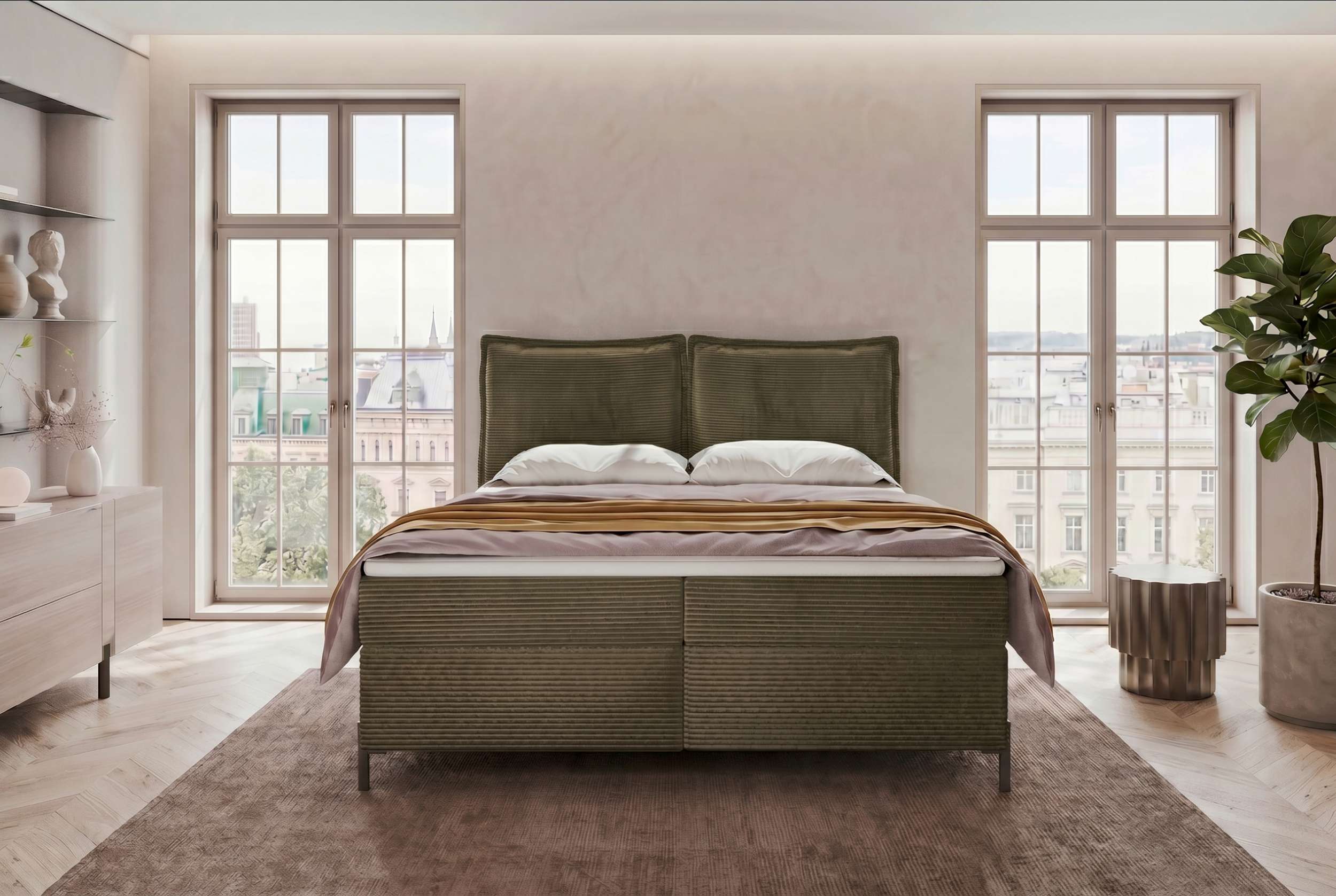 Boxspringbett Elysio Cappuccino